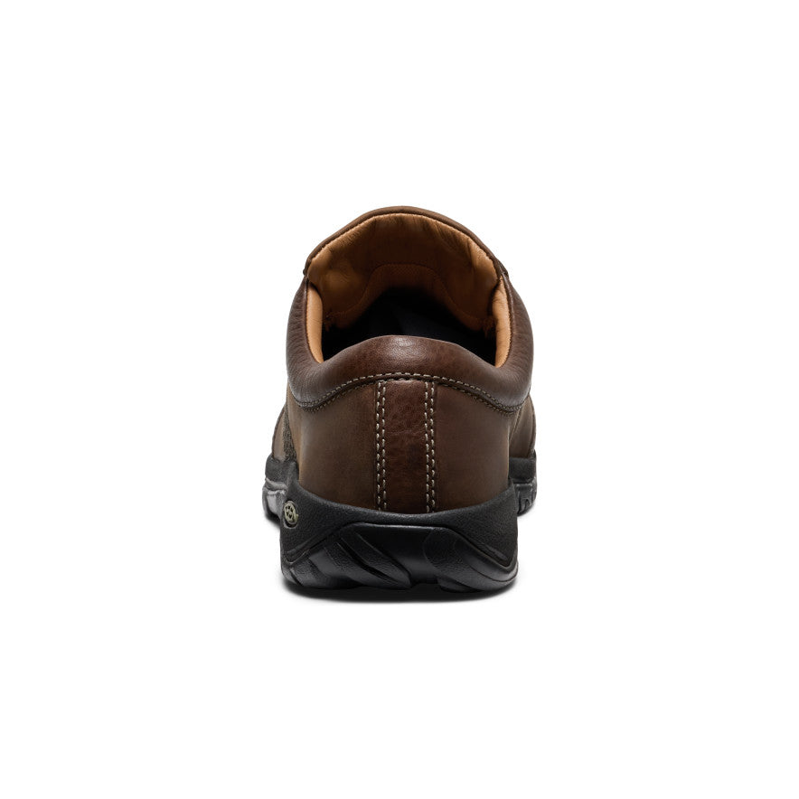 Men's Austin Wide Width Shoes in Chocolate Brown - Comfortable Casual & Work Footwear for Everyday Wear