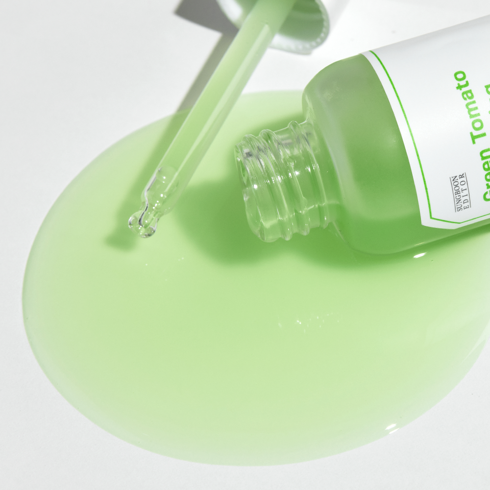 Sungboon Green Tomato Pore Tightening Ampoule 30ml - Korean Skincare for Pore Minimizing & Brightening - Perfect for Daily Anti-Aging Routine & Glowing Skin Care