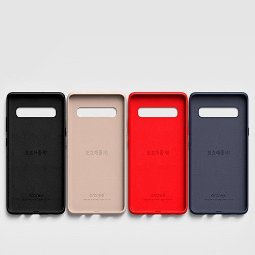 Araree Typo Skin Case for Samsung Galaxy S10 5G - Slim Protective Cover (Red/Black/Deep Blue) | Perfect for Everyday Use & Travel Protection