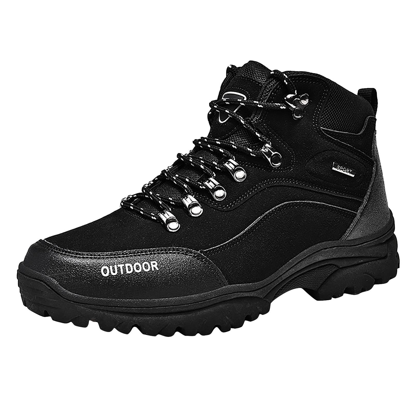 Shije Men's Waterproof Hiking Boots - Lightweight Outdoor Trekking Shoes for Men - Perfect for Mountain Climbing, Camping & Trail Walking