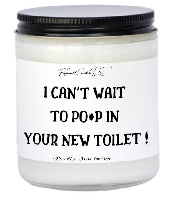 Funny Housewarming Gift - Personalized Scented Soy Candle for New Homeowners | Best Friend House Warming Present | Home Sweet Home Decor | Perfect for First Time Home Buyers & Homeowners | Great for Living Room, Bedroom Decor or Gift Giving Occasions
