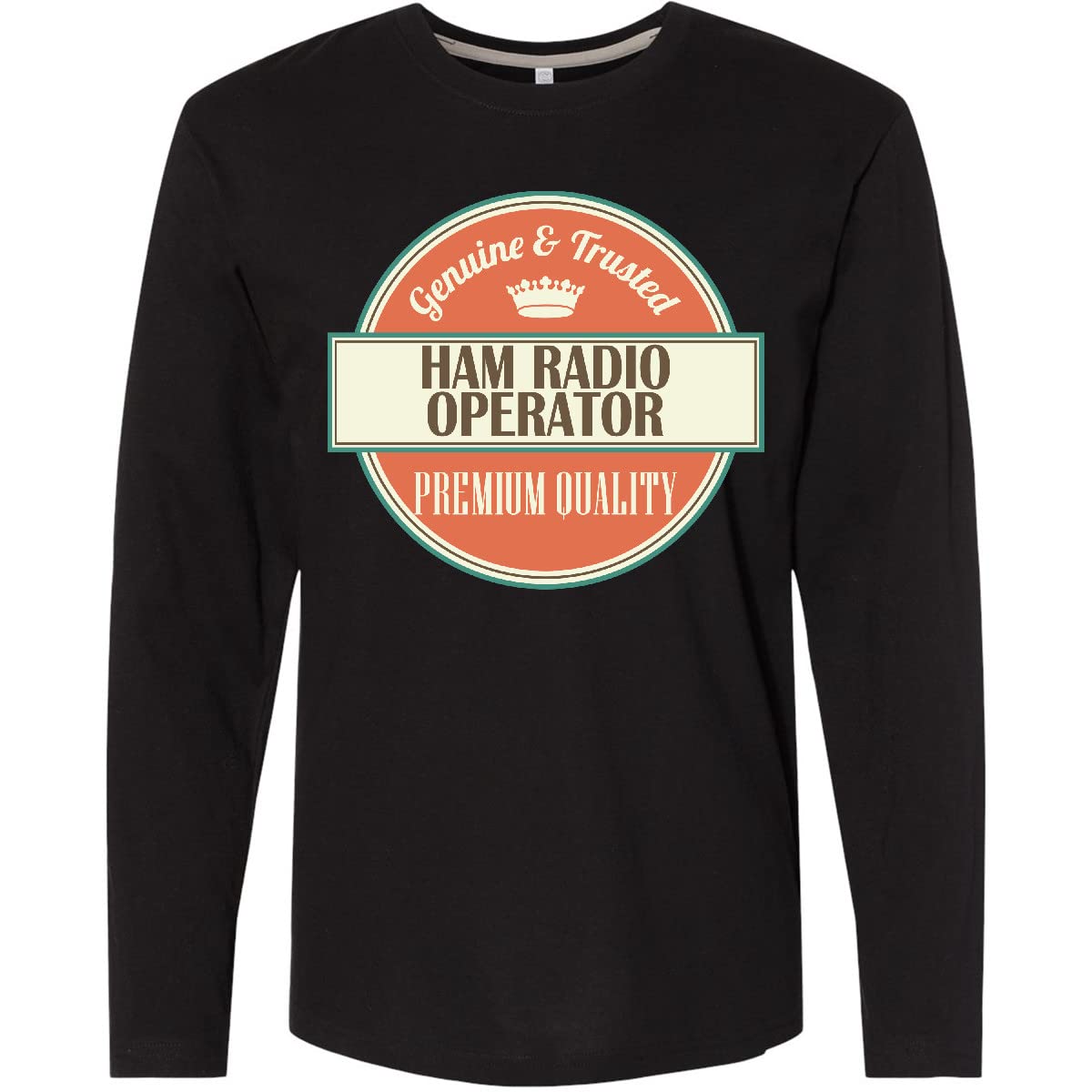 Funny Ham Radio Operator T-Shirt - Long Sleeve Adult Graphic Tee - Perfect Gift for Amateur Radio Enthusiasts & Tech Lovers - Great for Casual Wear, Radio Events & Hobbyist Outfits