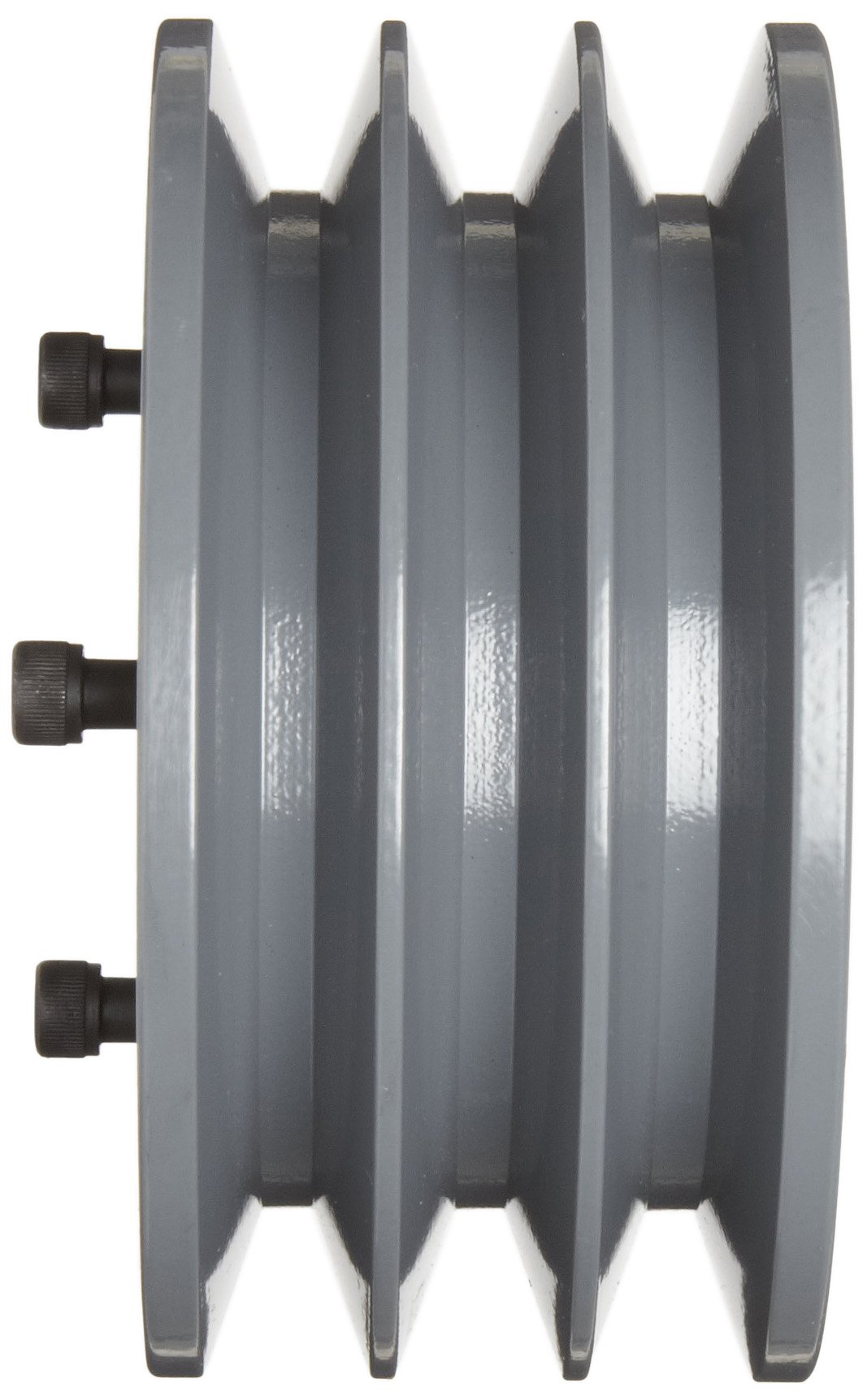 5V553 Narrow V-Belt Sheave | 3 Groove Cast Iron Pulley for 5V Belts | 5.5