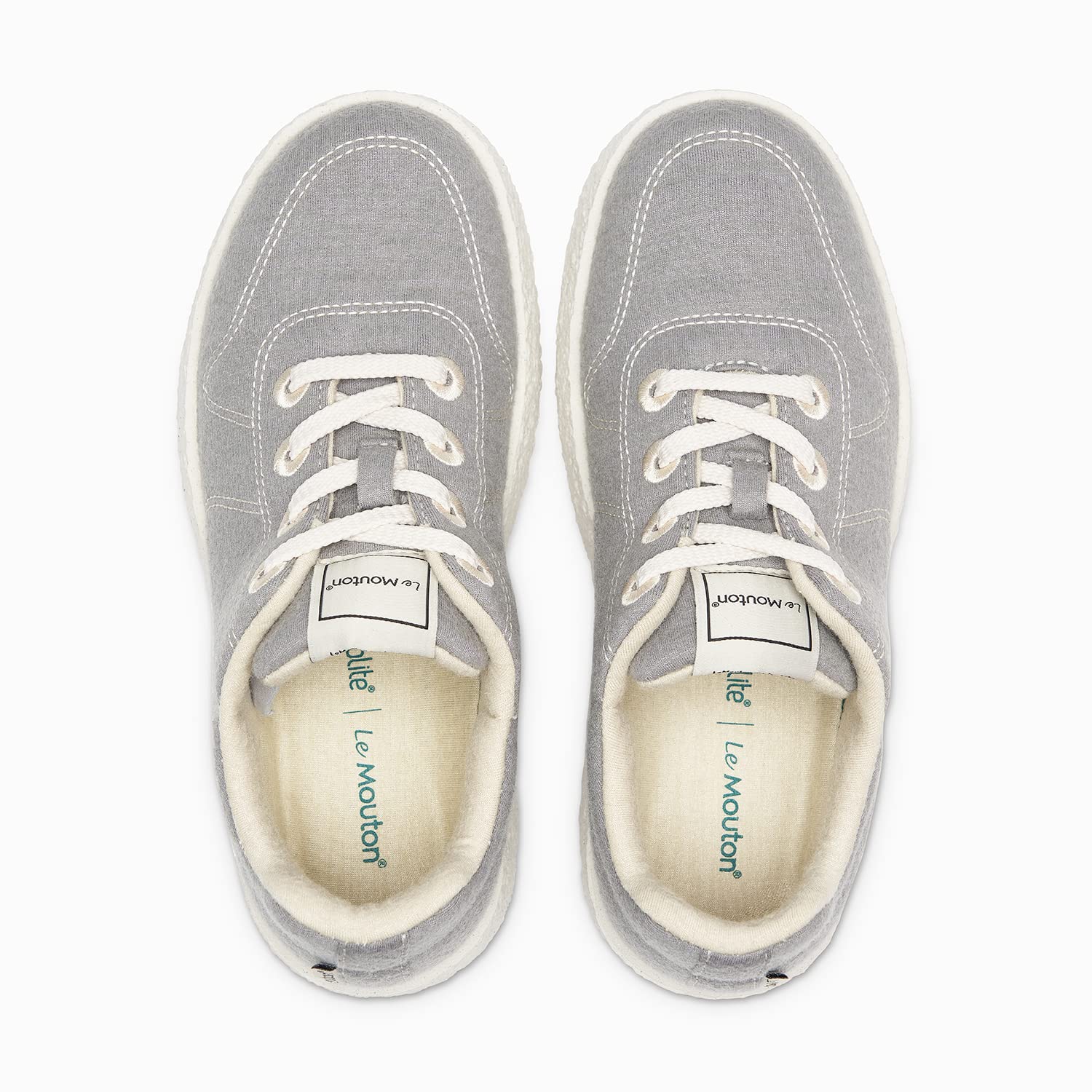 LE MOUTON Mate Merino Wool Comfortable Walking Shoes for Men & Women | Eco-Friendly Lightweight Platform Sneakers | Breathable Fashion Shoes for Travel, Work & Everyday Wear