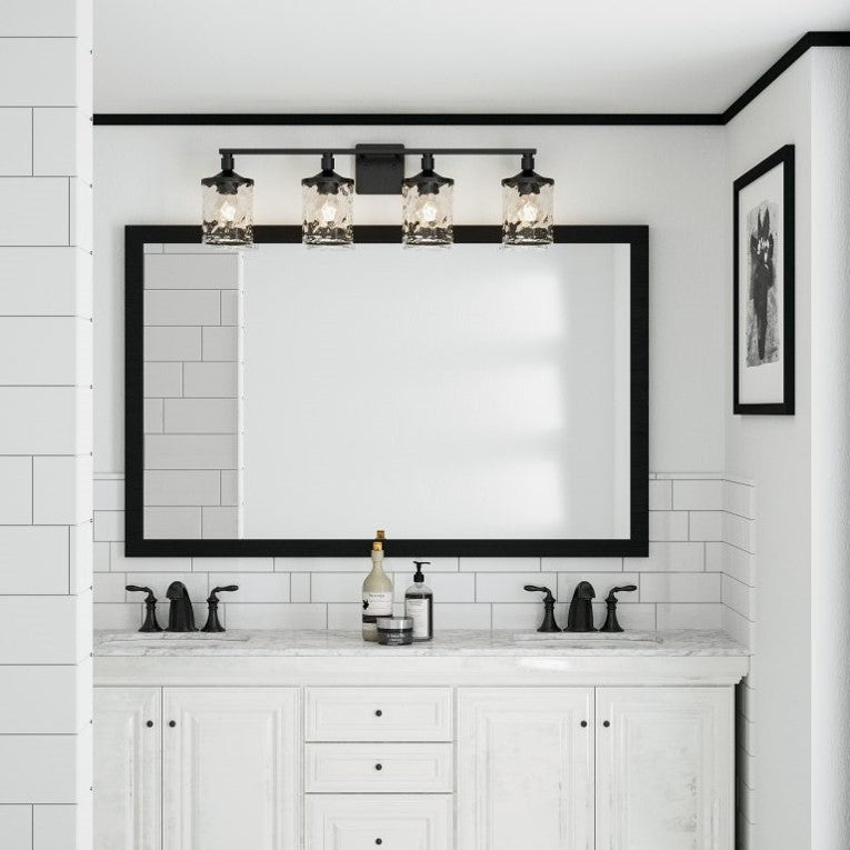 Colton Vanity Mirror with Nickel Frame - Elegant Bathroom & Bedroom Decor for Makeup and Grooming