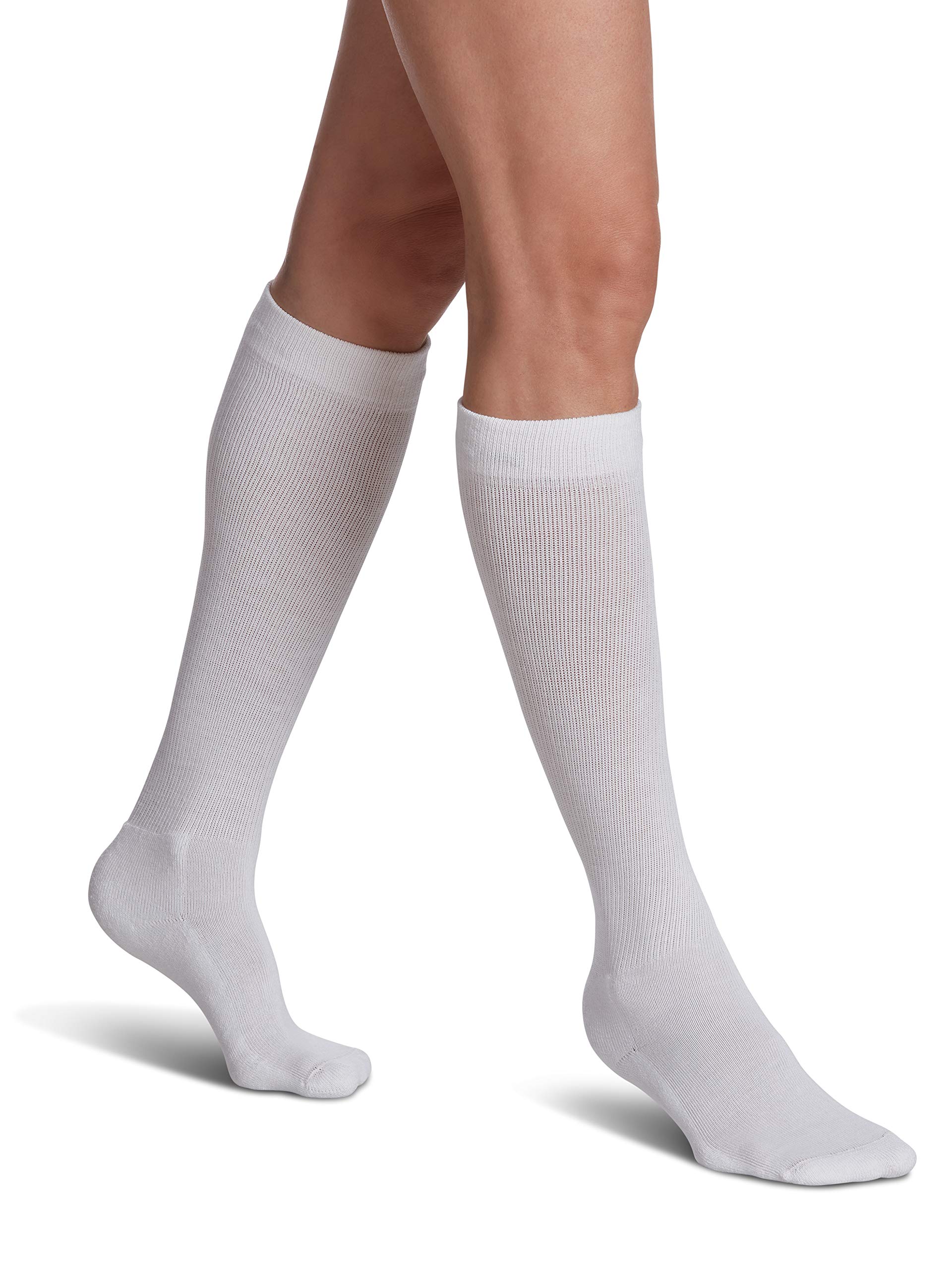 Sigvaris 160 Eversoft Diabetic Socks 8-15mmHg - Calf Length Compression Socks for Men & Women - Comfortable Support for Diabetes, Swelling & Circulation - Perfect for Daily Wear, Travel & Active Lifestyles