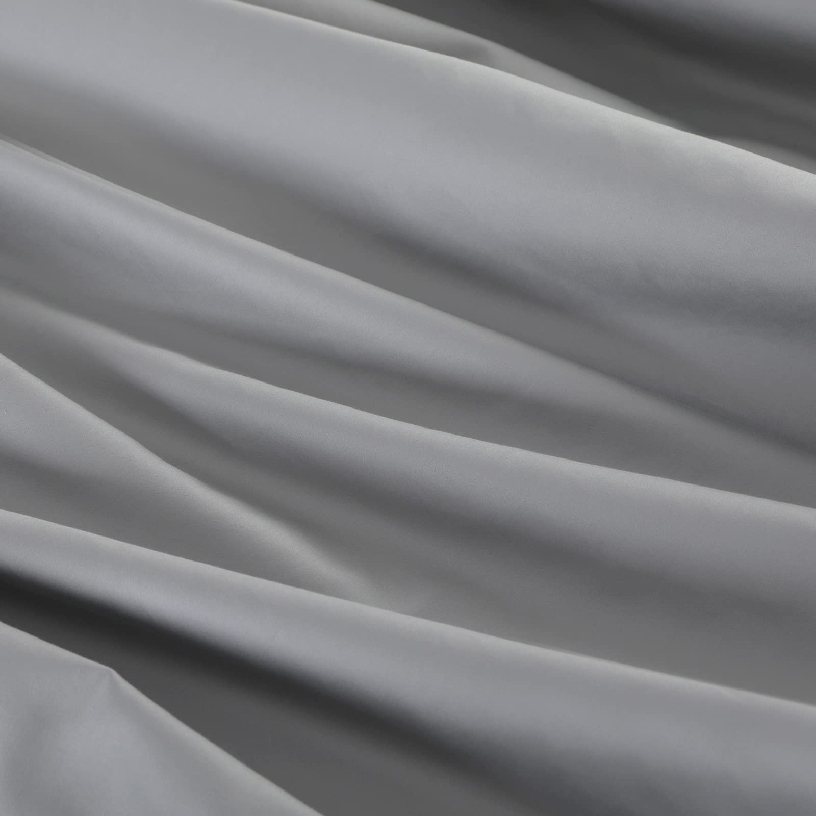 Premium 100% Egyptian Cotton Fitted Sheet - Queen Size Gray 600 Thread Count, Deep Pocket (8-16