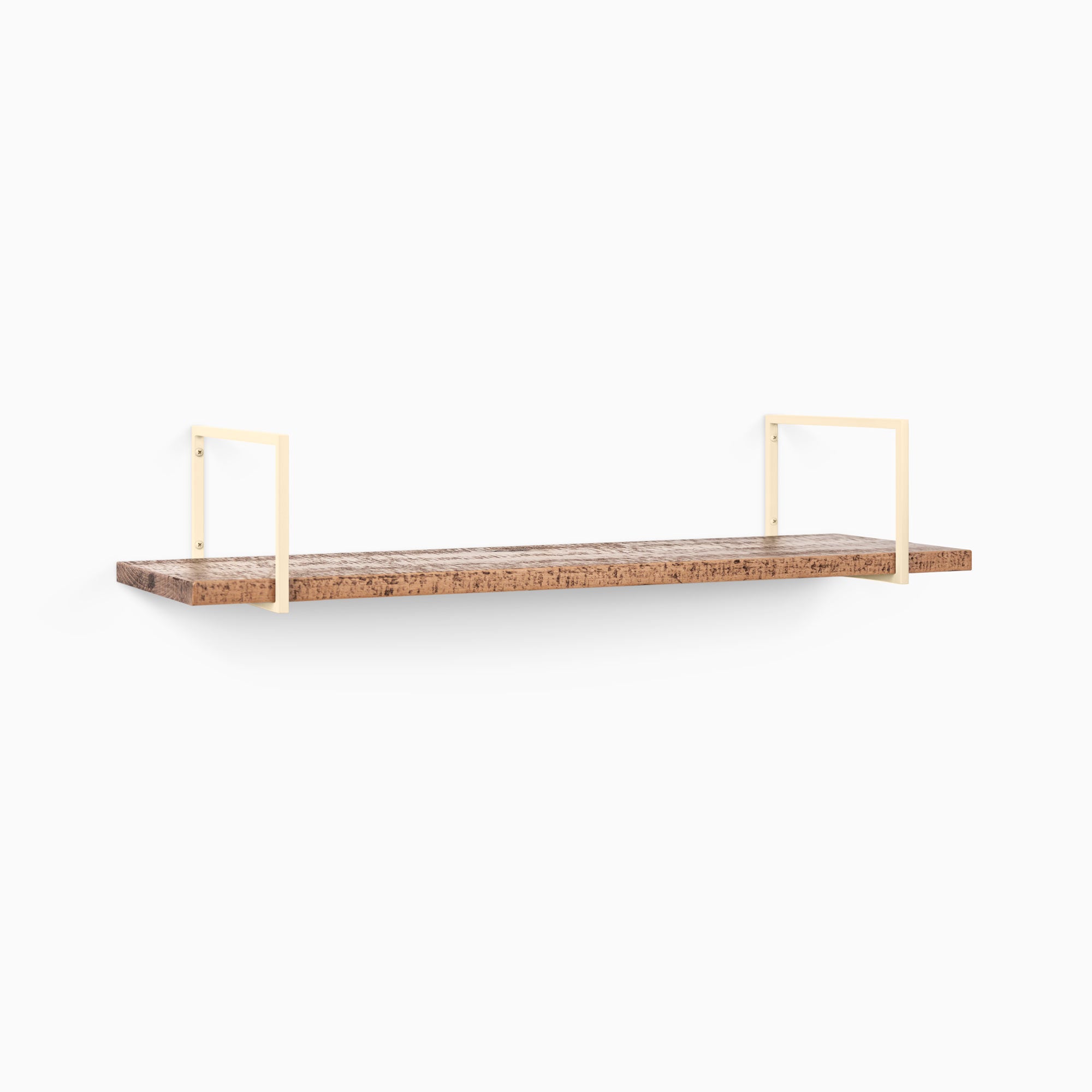 Rustic Wooden Wall Shelf with Bart Nutmeg Finish - Perfect for Living Room, Bedroom, or Kitchen Storage & Decor