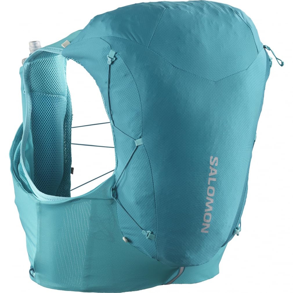 Salomon Advanced Skin Running Backpack - Lightweight Hydration Pack for Trail Running & Hiking - Peacock Blue (Set of 12) - Perfect for Outdoor Adventures & Fitness Training