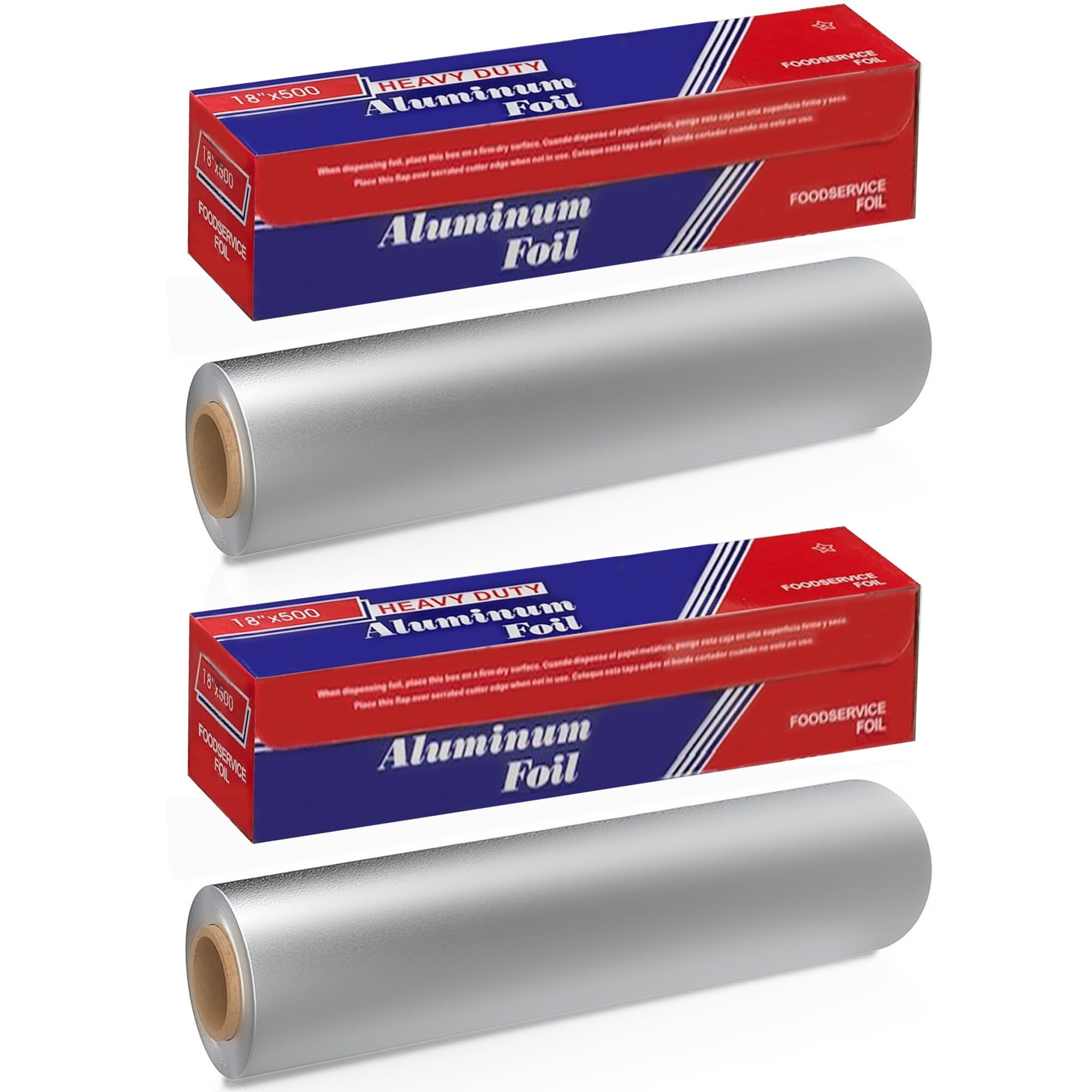 Premium Heavy-Duty Aluminum Foil Roll - Commercial Grade 18