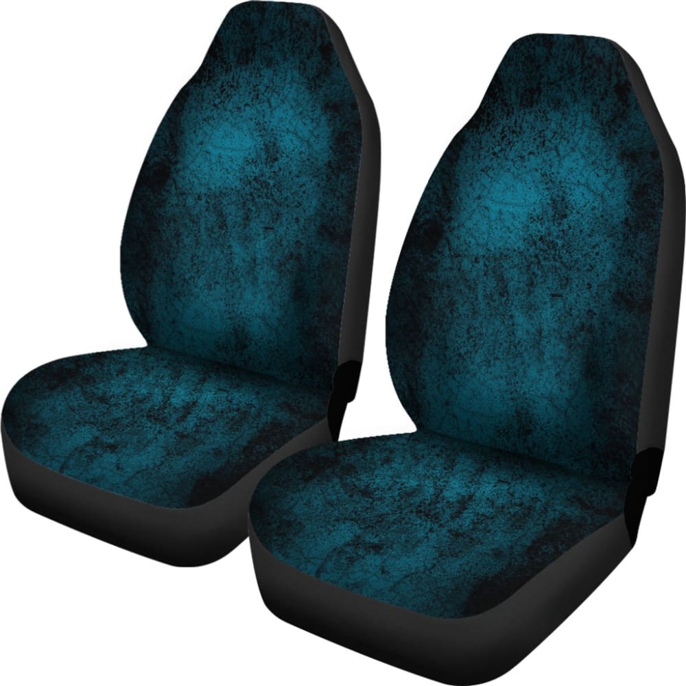 Premium Navy Blue Grunge Style Car Seat Covers - Universal Fit for Cars, Trucks & SUVs - Perfect Gift for Car Enthusiasts & Road Trips