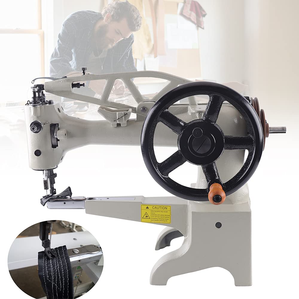 Professional Heavy Duty Manual Leather Cobbler Shoe Repair Machine - Single Needle Lockstitch Sewing Equipment for Shoes, Boots & Leather Goods Repair (Ideal for Home, Workshop & Professional Use)