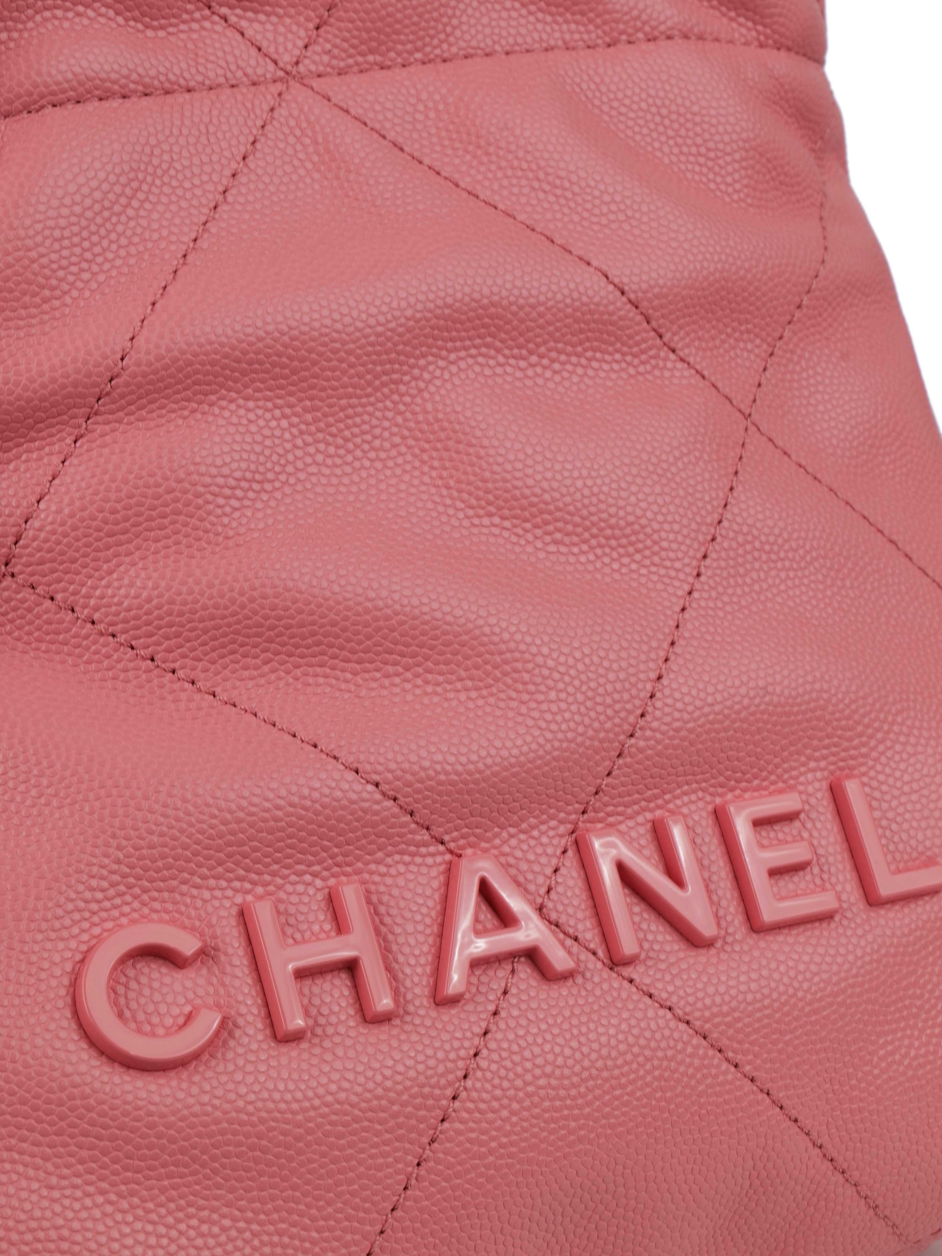 Chanel 22 Mini Shoulder Bag in Pink | Luxury Designer Crossbody Purse for Women | Perfect for Date Night, Parties & Special Occasions