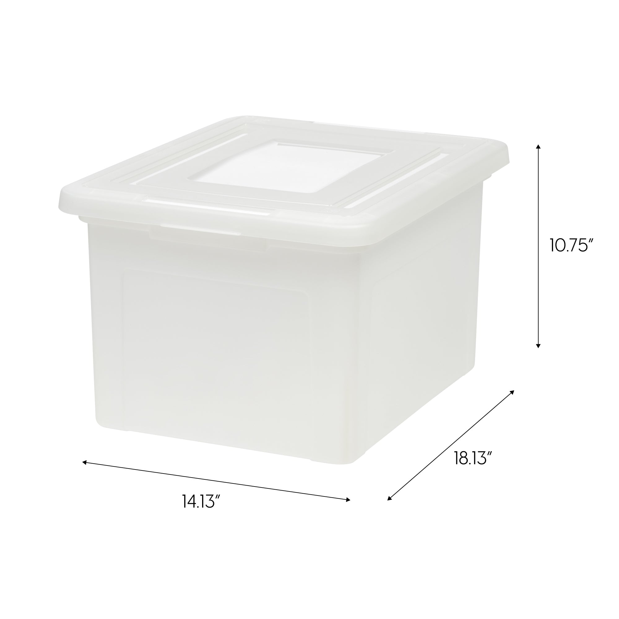 4-Pack Dual Purpose Letter and Legal Size File Box - Organize Documents for Home, Office, or School Use