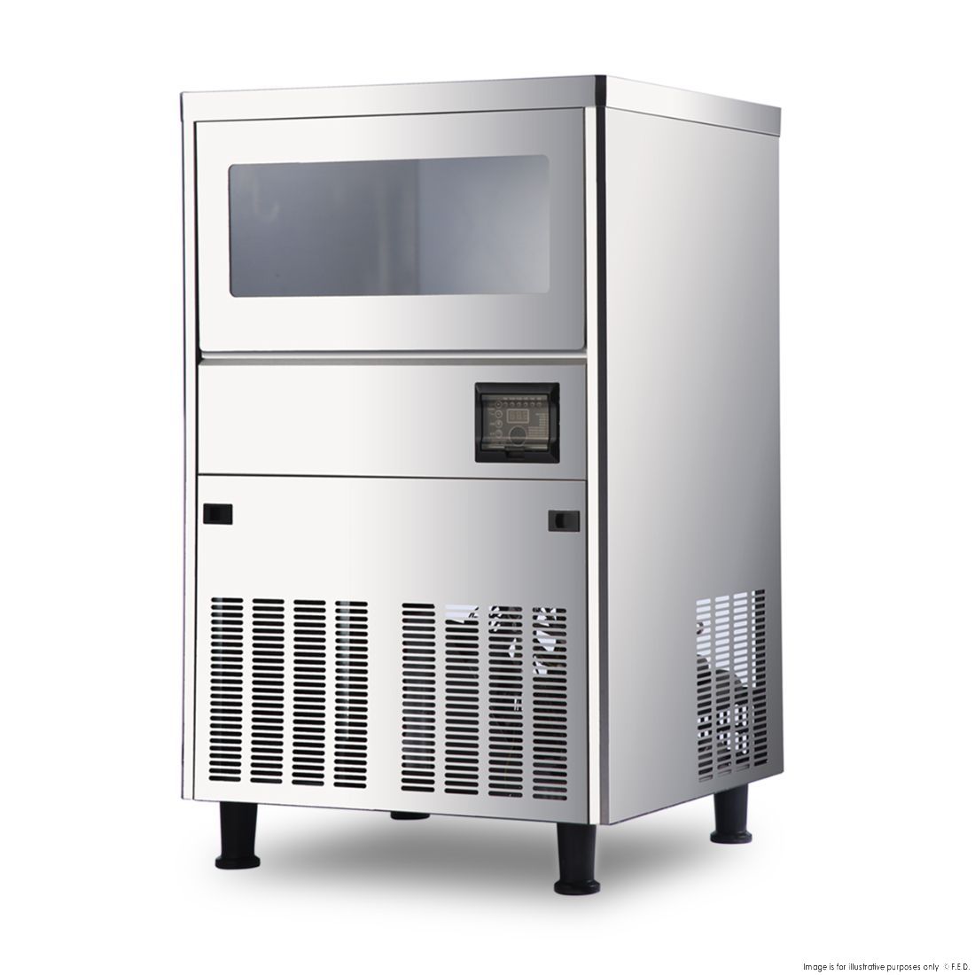 Blizzard Professional Ice Maker SN 80C - Commercial Countertop Ice Machine with 80Lbs Daily Output, Perfect for Restaurants, Bars, and Home Use