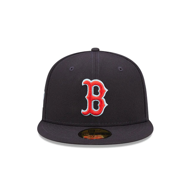 Boston Red Sox 2007 World Series Champions Navy Blue 59FIFTY Fitted Hat for Men - Perfect for Baseball Games, Sports Events & Casual Wear