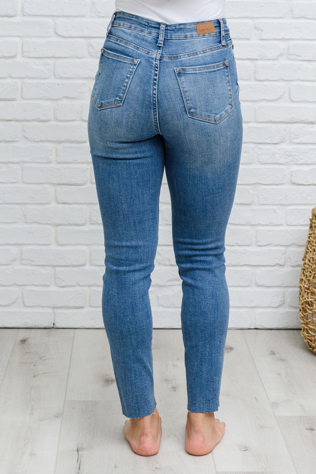 Becca High Waisted Embroidered Pocket Relaxed Jeans for Women - Comfortable Stretch Denim Pants for Casual Wear & Everyday Outfits