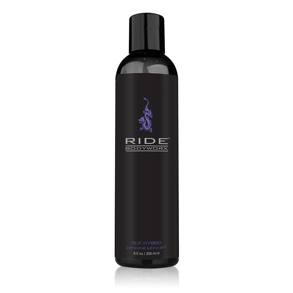 Sliquid Ride Bodyworx Silk Hybrid Lubricant - 8.5 oz Water-Based Personal Lubricant for Enhanced Comfort & Intimacy | Perfect for Couples, Sensitive Skin & Everyday Use