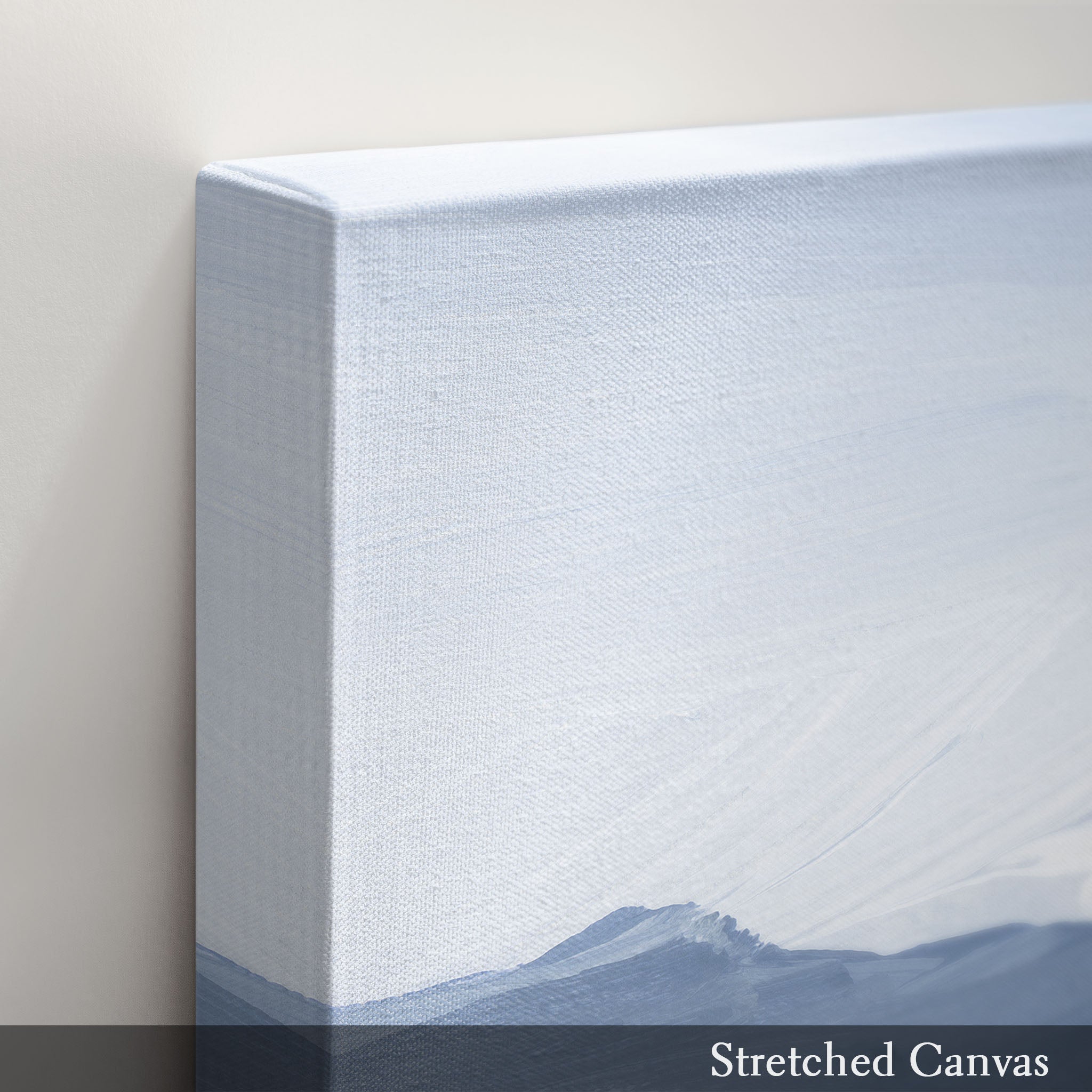 Hike to the Top Mountain Landscape Art Print - Nature Wall Decor for Living Room, Bedroom & Office