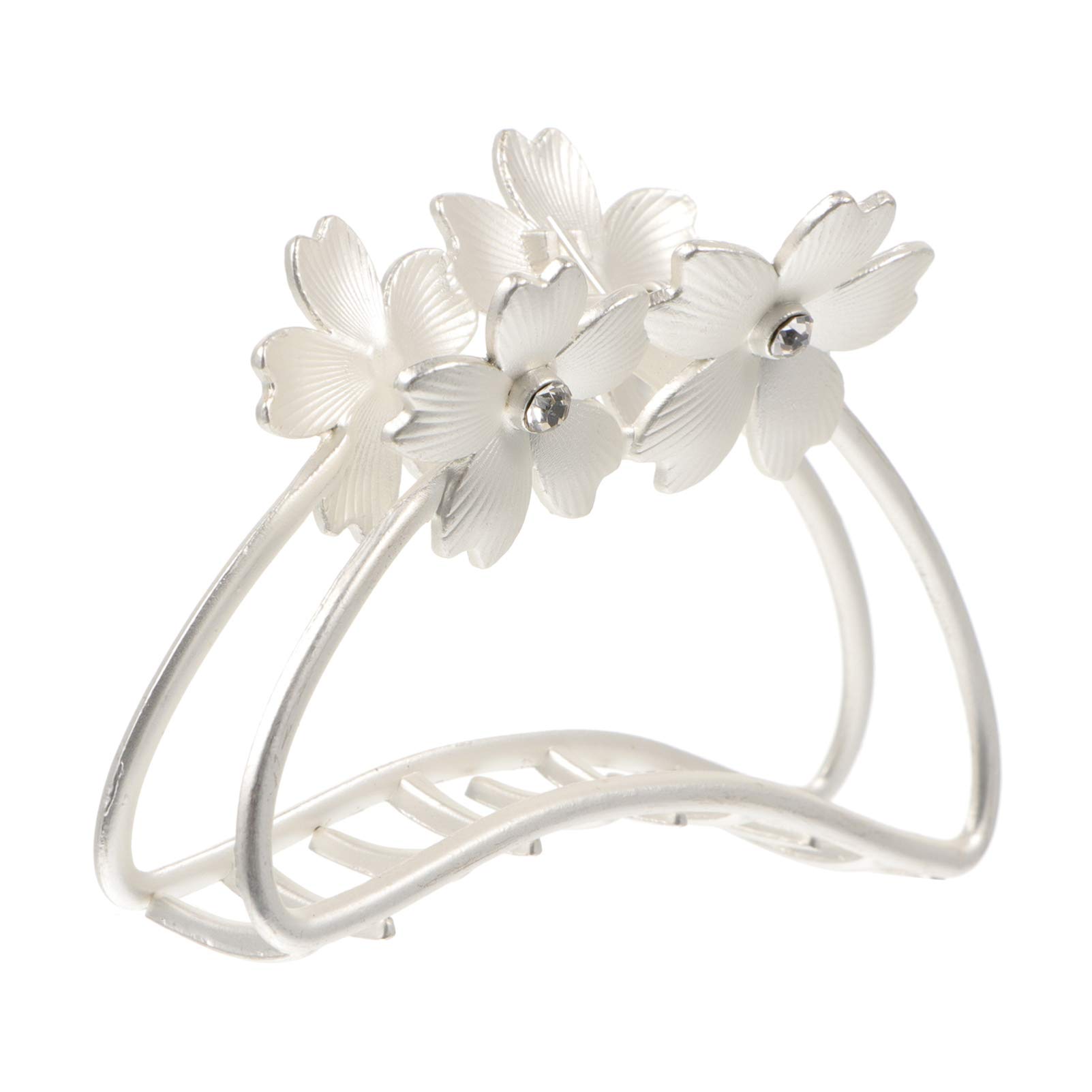 Stylish Alloy Flower Hair Clips - Bathing Jaw Clips, Ponytail Holders & Hair Grippers for Women | Perfect for Swimming, Beach, Gym & Everyday Use