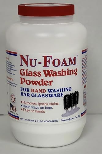Glass Washing Powder - 8 Lb (128 Ounce) Bulk Cleaning Solution for Windows, Mirrors & Glass Surfaces - Perfect for Home, Office & Commercial Use