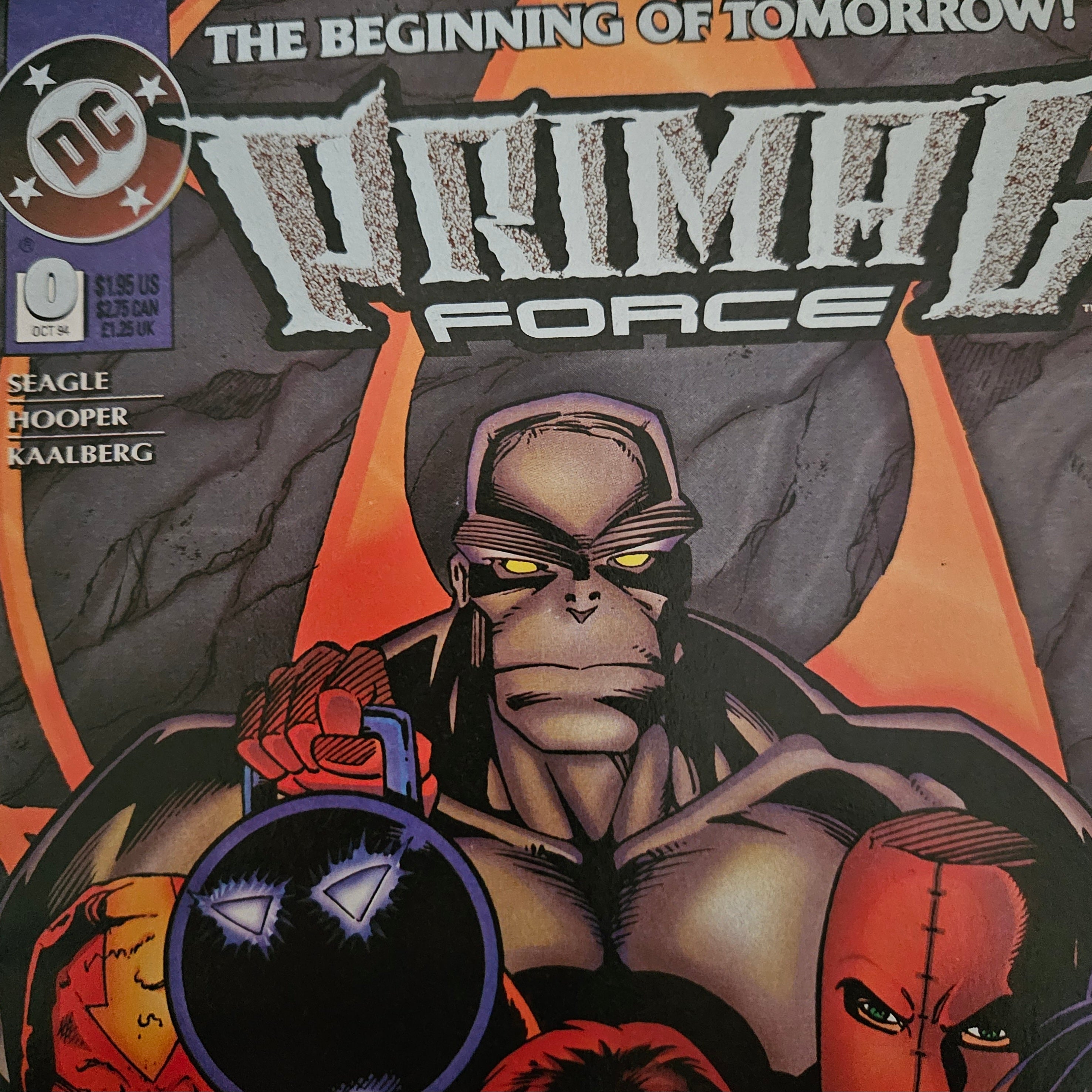 Primal Force #0: The Beginning of Tomorrow! | DC Comics | 1994 | Superhero Graphic Novel for Collectors & Fans