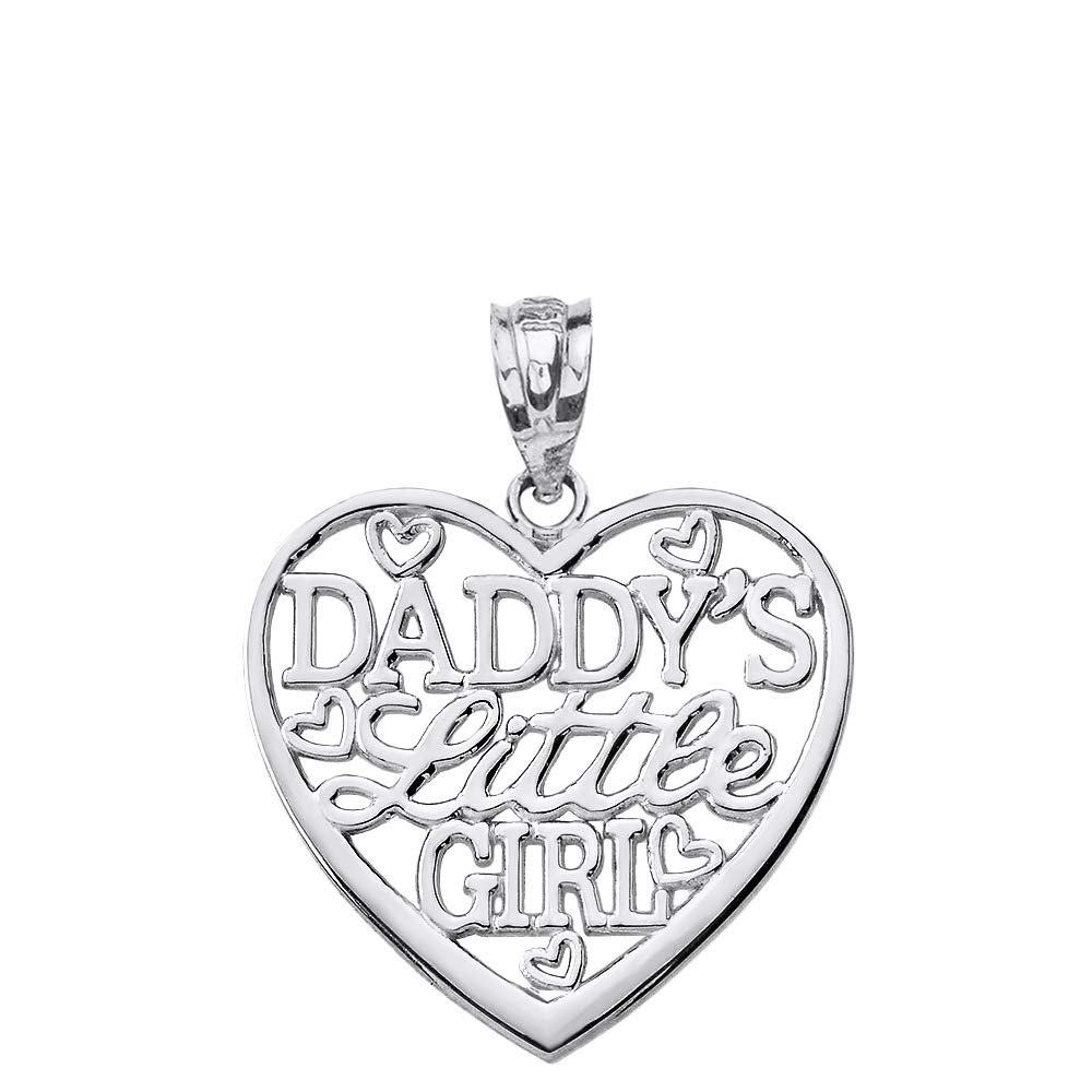 Heart-Shaped 'Daddy's Little Girl' Necklace Pendant - Perfect Gift for Daughter, Birthday, Father's Day & Special Occasions