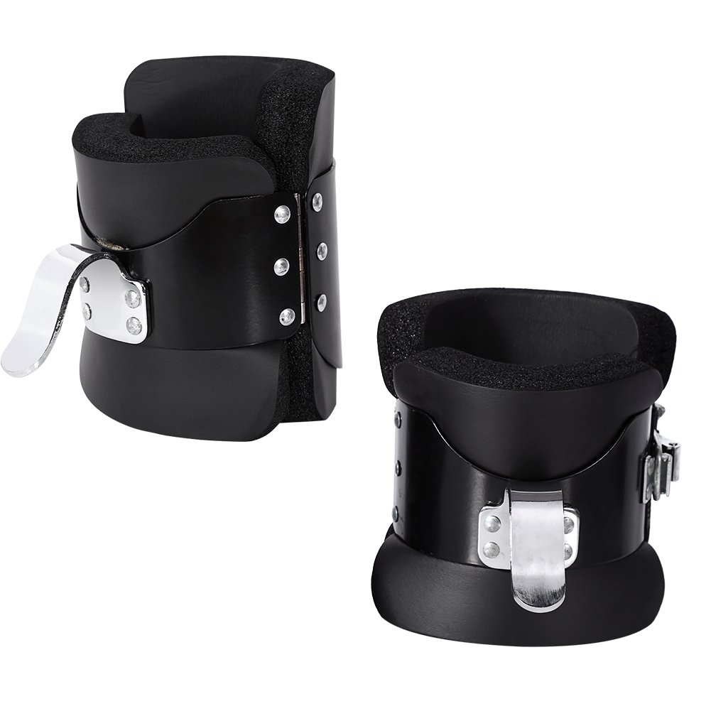 Premium Solid Steel Frame Gravity Boots for Strength Training & Inversion Therapy - Ideal for Home Gym, CrossFit, and Fitness Recovery