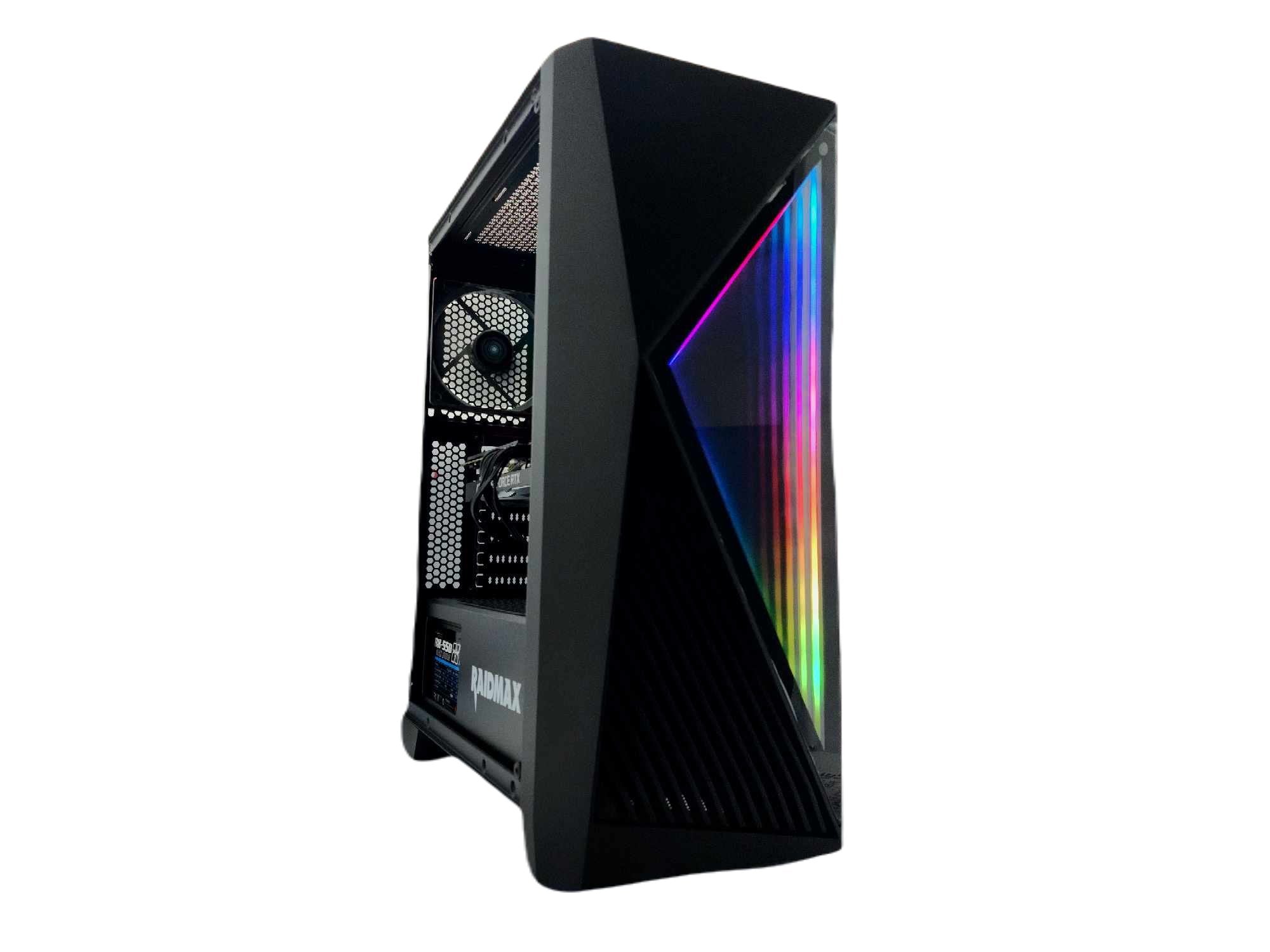 Custom Gaming PC Desktop Computer - AMD Ryzen 3 Quad Core, 2TB SSD, RTX 5060, 32GB RAM, Black (Model S811 A520) - Perfect for Esports, Streaming & High-Performance Gaming