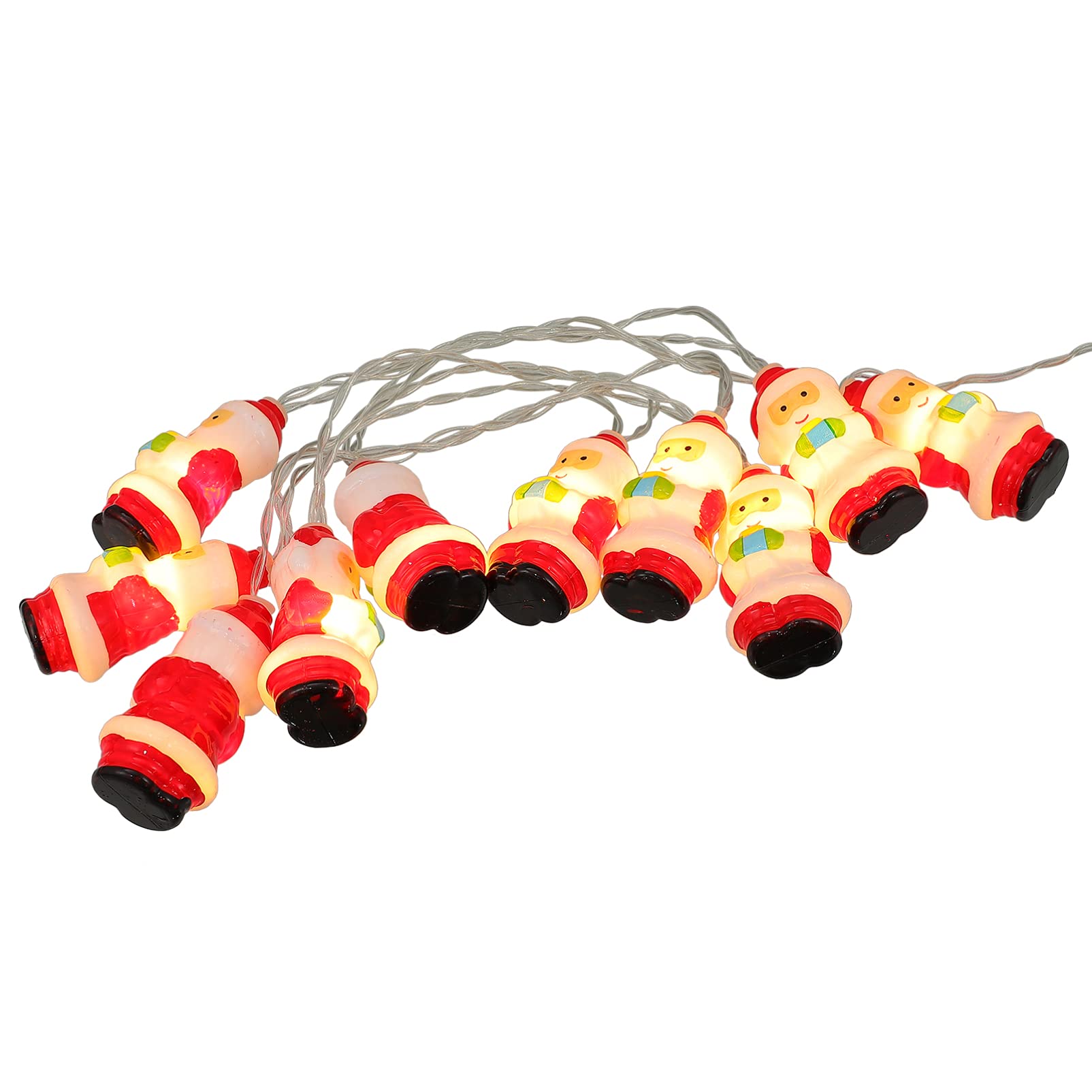 Veemoon Christmas String Lights - Santa Claus Pendant Fairy Lights for Holiday Decorations, Window Shop Display & Festive Home Decor | Perfect for Christmas Tree, Bedroom, Party & Outdoor Decoration