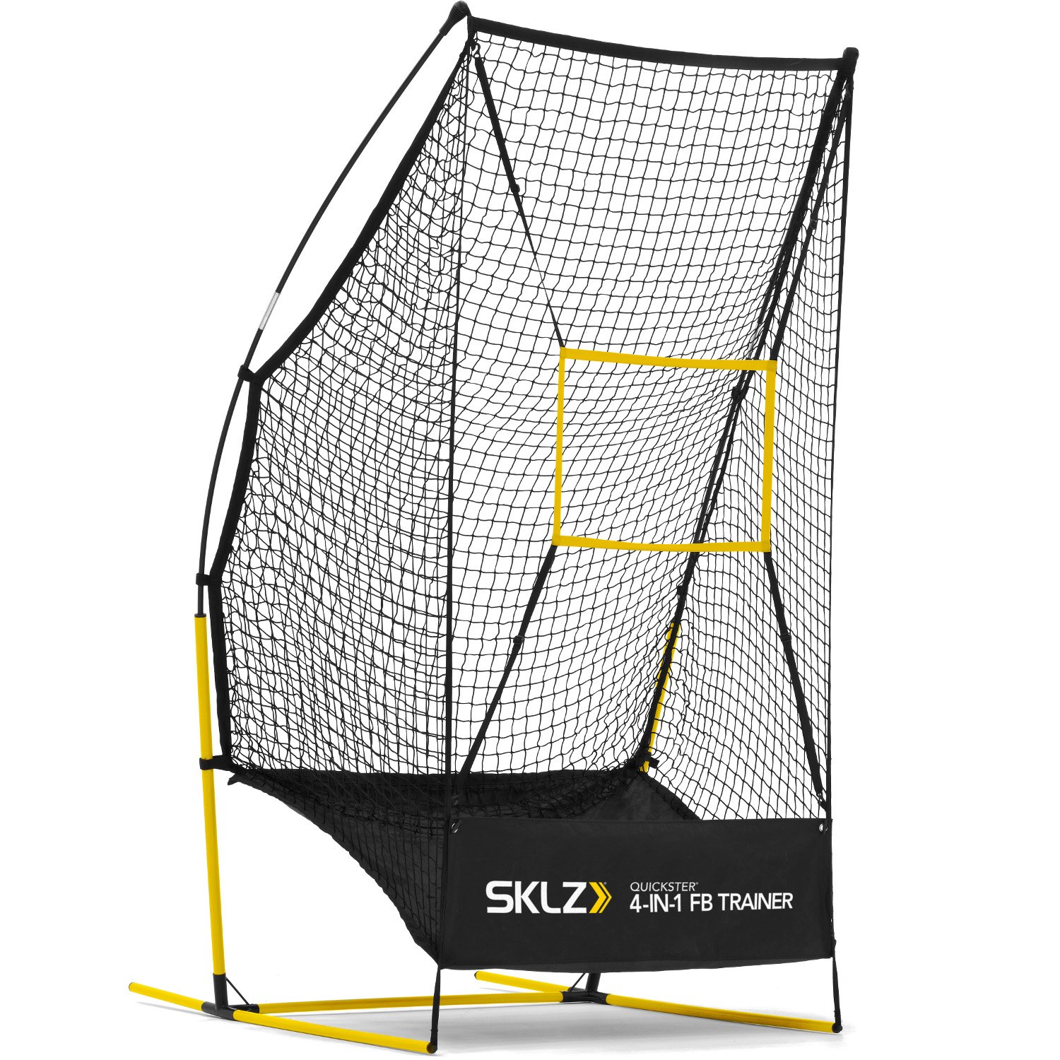 SKLZ Quickster Football Training Net - Portable & Durable Soccer Goal for Practice, Easy Setup with Stable Design - Improve Passing & Kicking Accuracy - Perfect for Backyard, Park & Team Drills