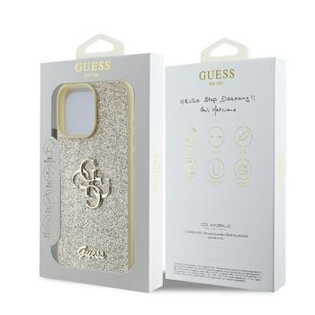 Guess Fixed Glitter Big 4G Logo iPhone 16 Pro 6.3