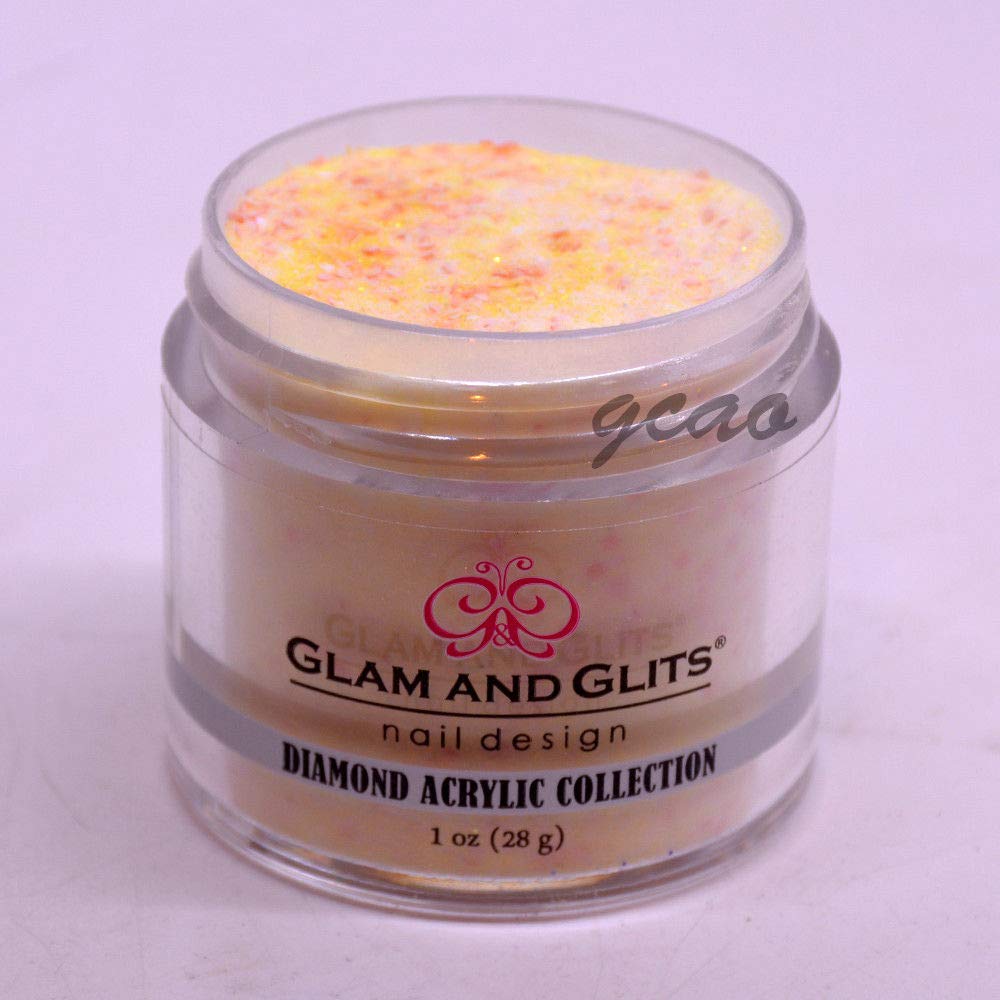 Glam Glits Acrylic Powder 1 oz - Professional Nail Art Powder for Salon & DIY Manicures - Cosmic Star DAC70 - Perfect for Nail Extensions, French Tips & Glitter Designs