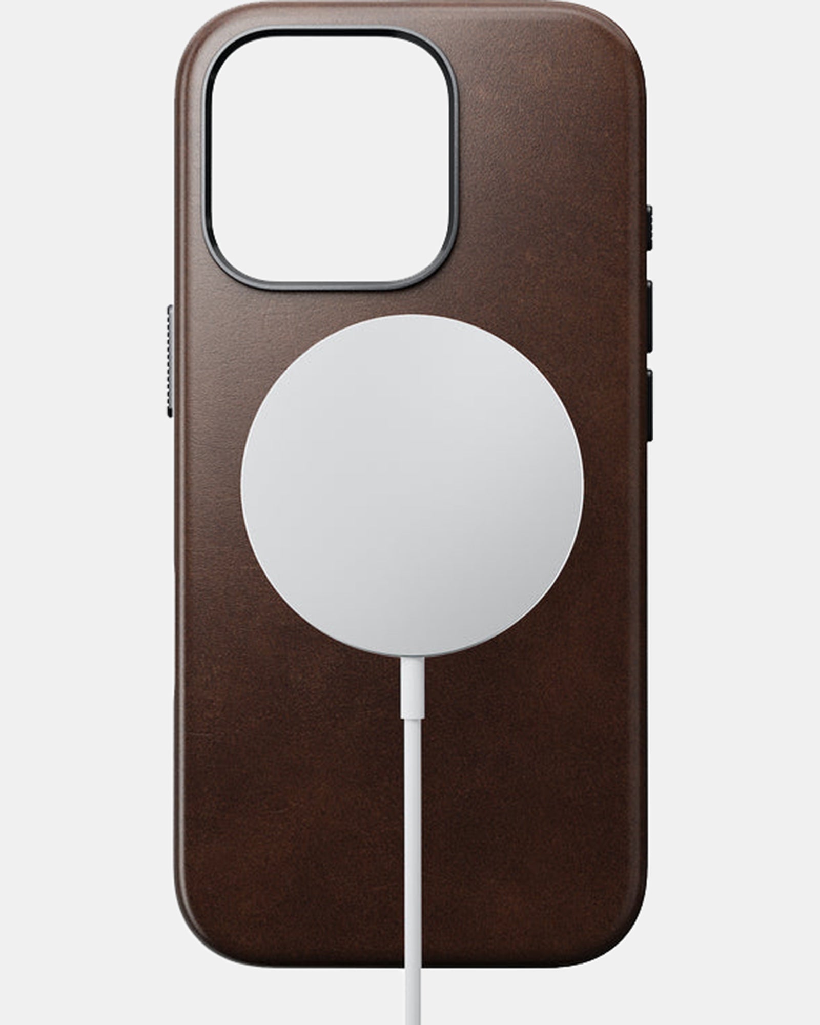 Nomad Horween Leather Case for iPhone 16 Pro - Premium Genuine Leather Phone Cover, Slim Protective Case with MagSafe Compatibility - Perfect for Business & Travel Use