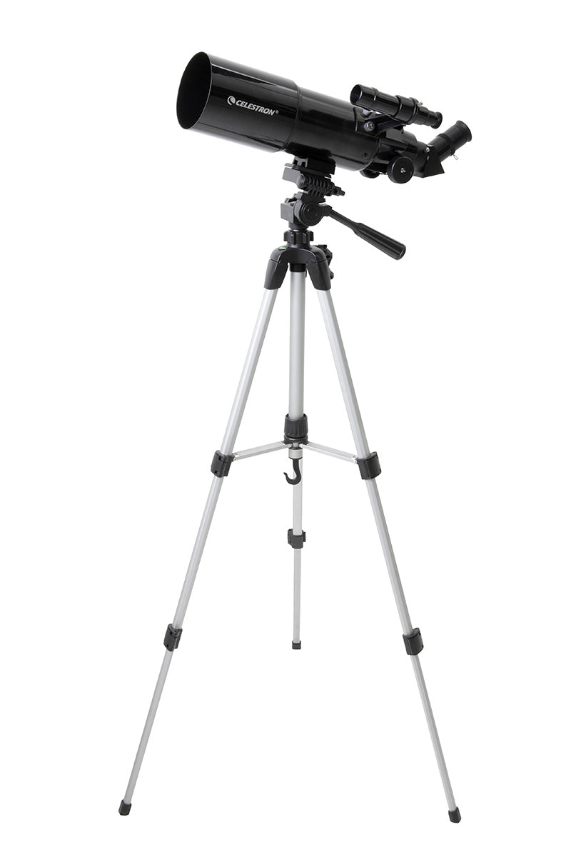 Used Travel Scope 80 Portable Telescope with Smartphone Adapter - Compact Astronomy Equipment for Stargazing, Bird Watching & Outdoor Adventures - Perfect for Camping, Hiking and Backyard Exploration