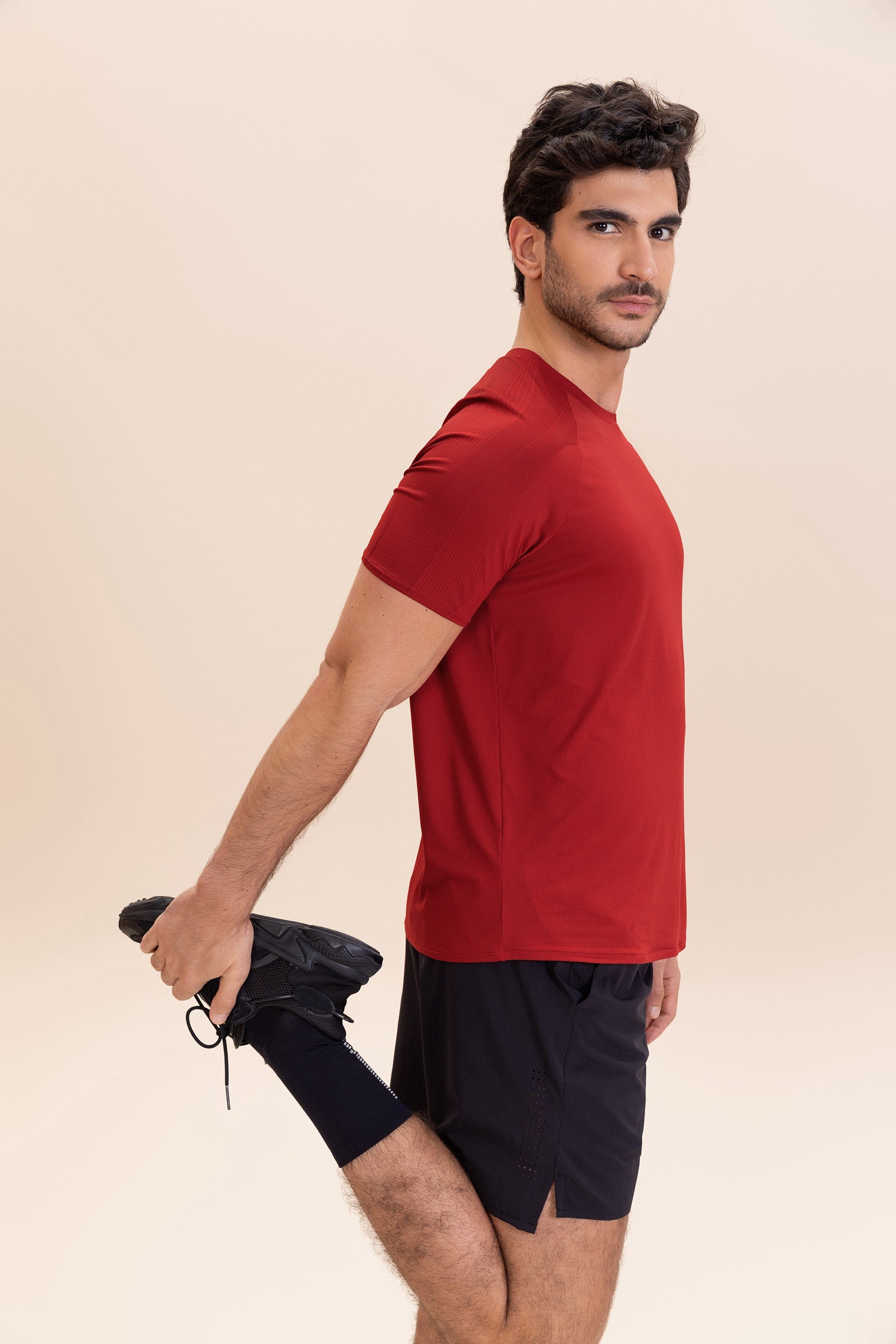 Comfy Lines Men's T-Shirt - Soft Cotton Casual Tee for Everyday Wear | Perfect for Work, Gym & Weekend Outfits