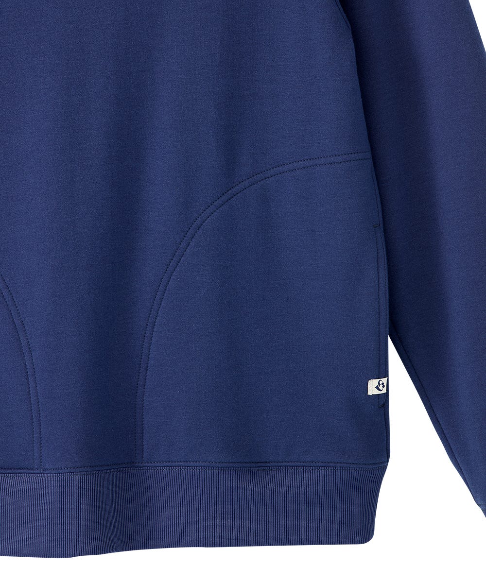Men's Open Back Adaptive Fleece Sweatshirt - Comfortable & Easy Wear for Seniors & Disabled - Perfect for Wheelchair Users & Home Relaxation