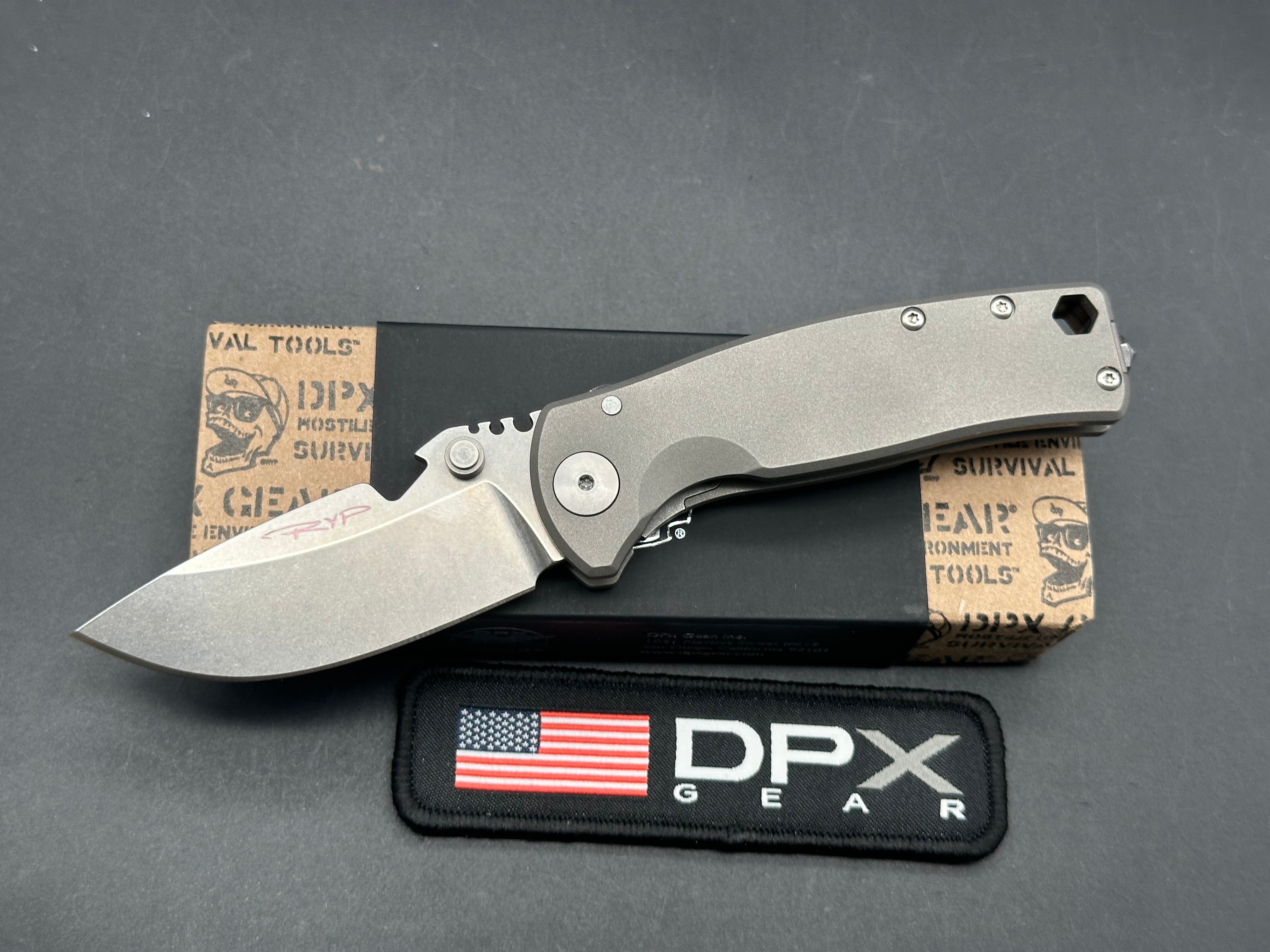 DPx HEST/F Urban Titanium Framelock Knife - 2.9