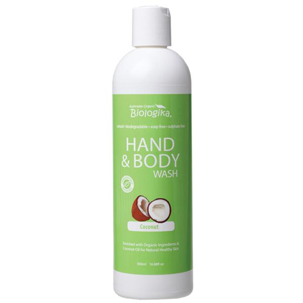 Biologika Organic Coconut Body Wash - Hydrating & Moisturizing for Dry Skin - Perfect for Shower & Bath Relaxation