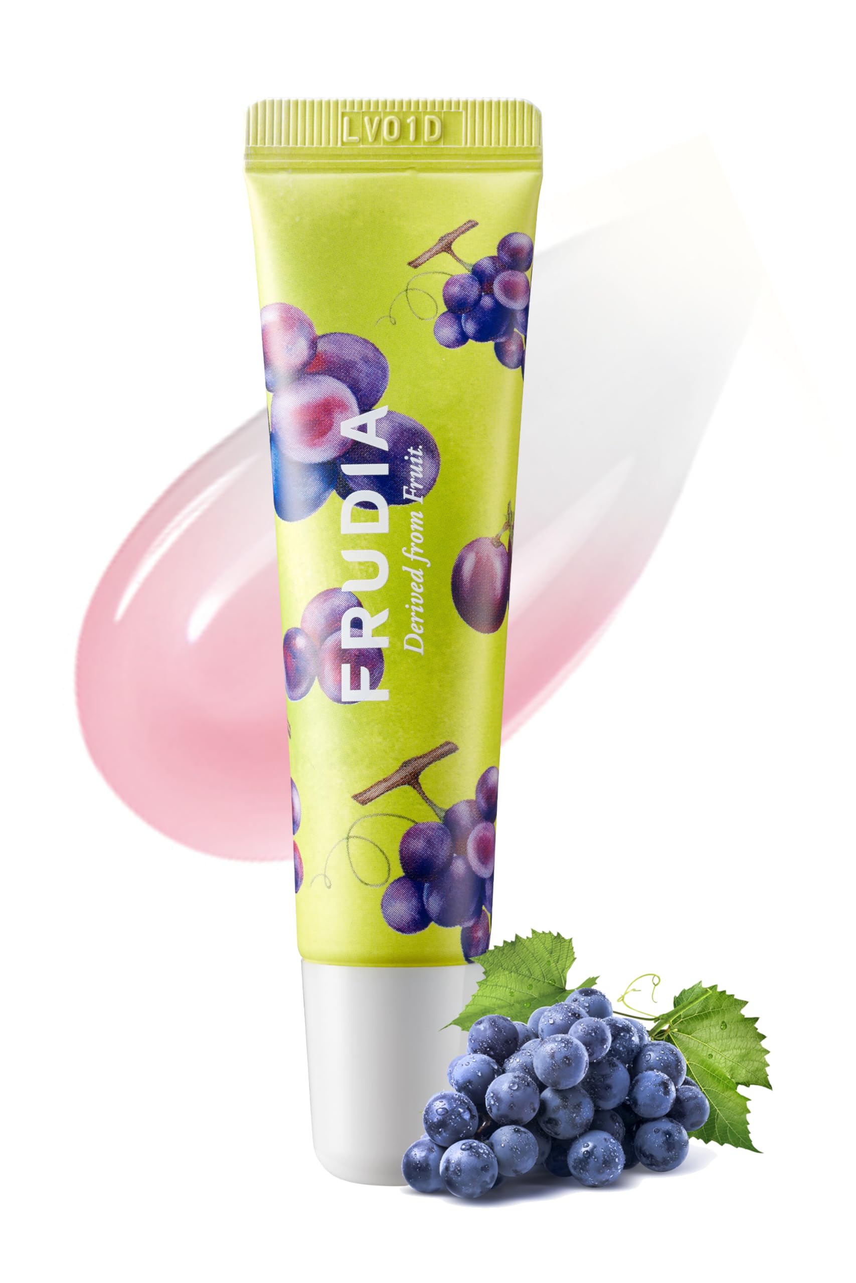 Frudia Grape Honey Chu Lip Essence - Hydrating Korean Lip Balm for Dry Lips | Organic Lip Plumper Gloss for Men & Women | Moisturizing Lip Oil Treatment (0.33 Fl Oz) - Perfect for Winter Care & Daily Lip Nourishment