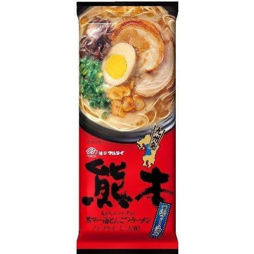 Marutai Kumamoto Black Garlic Oil Tonkotsu Instant Ramen - 3 Packs of Authentic Japanese Ramen Noodles | Perfect for Quick Meals, Late Night Snacks & Asian Cuisine Lovers