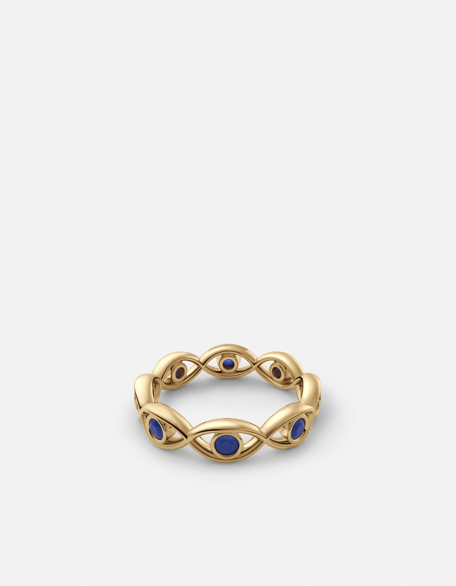 Evil Eye Protection Ring - 18K Gold Vermeil & Genuine Spinel Gemstone for Women | Spiritual Jewelry for Good Luck, Positive Energy & Ward Off Negativity | Perfect Gift for Birthday, Anniversary & Everyday Wear