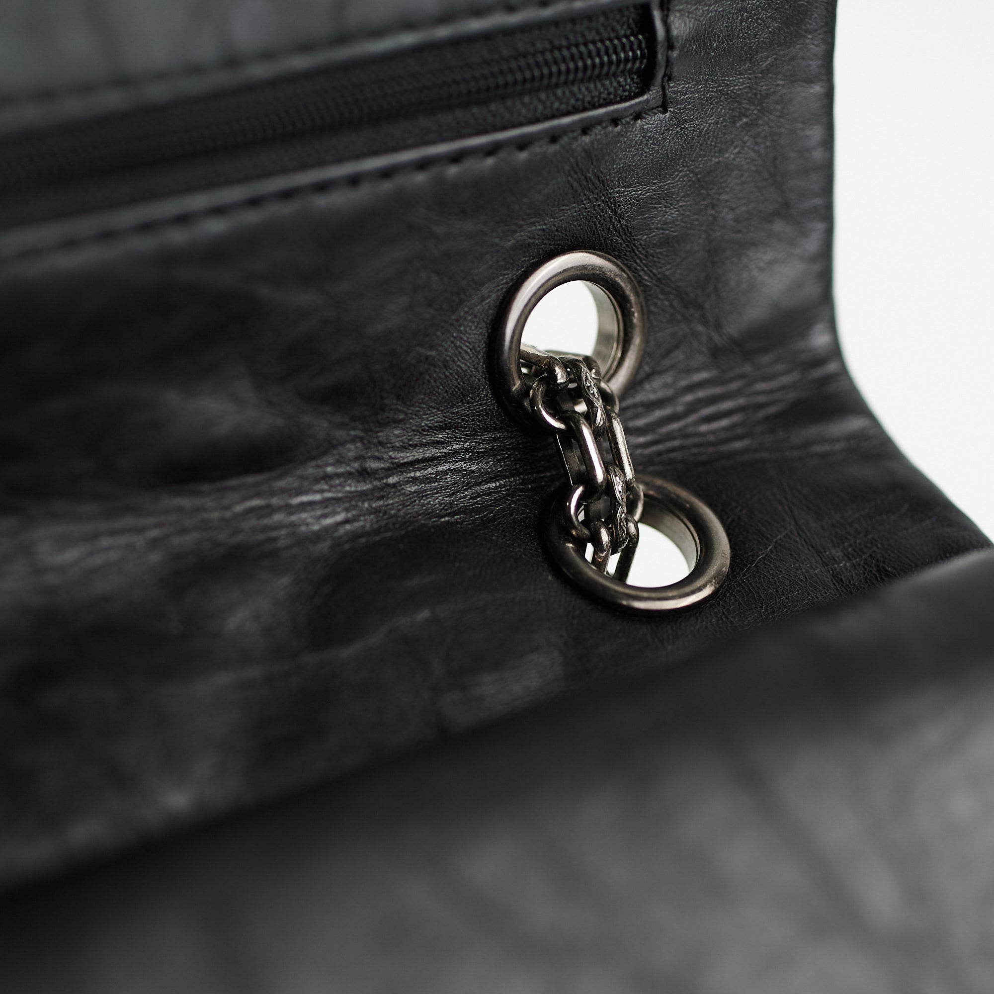 Chanel Reissue 226 Black Leather Flap Bag - Luxury Designer Handbag for Women | Perfect for Evening Events, Work & Special Occasions