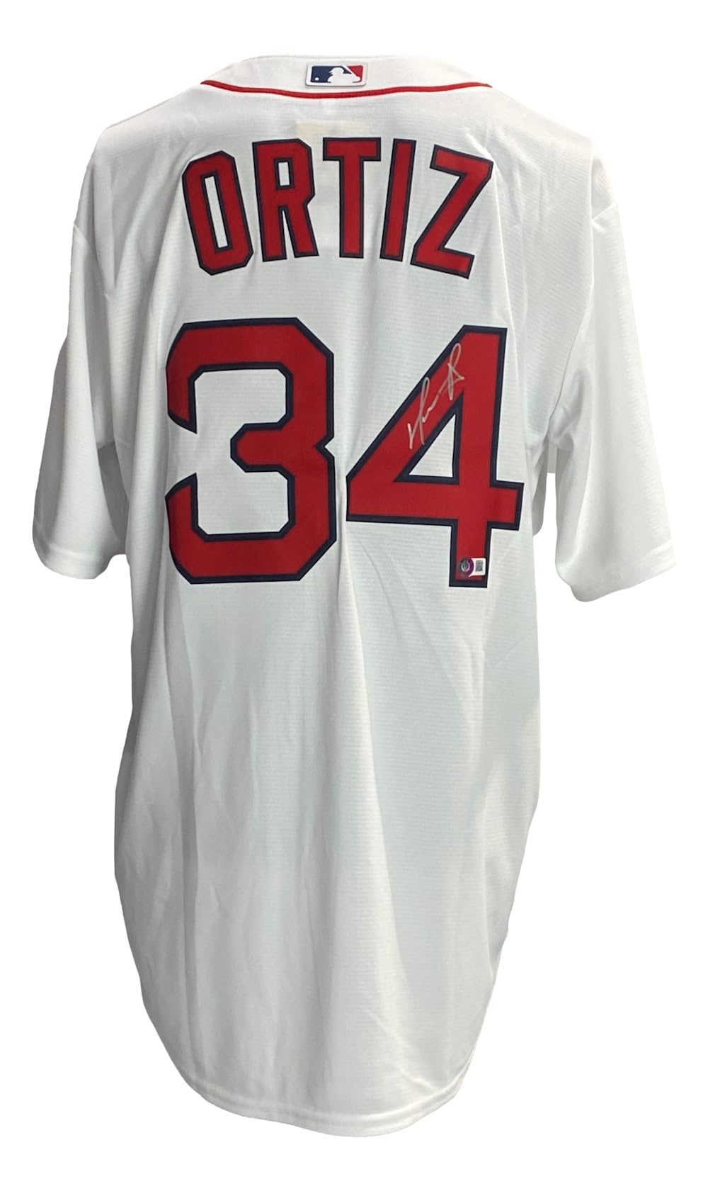 David Ortiz Autographed White Baseball Jersey - Authentic Signed Collectible for Fans & Memorabilia Enthusiasts - Perfect for Display, Gifting & Sports Collections