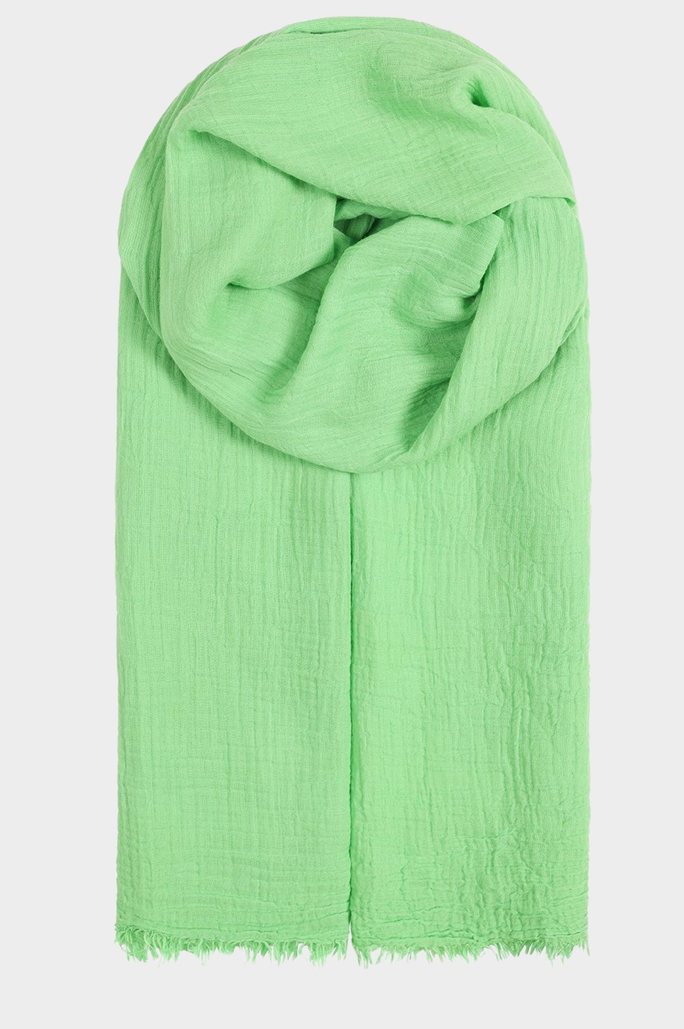 Eco-Friendly Organic Cotton Scarf for Women & Men - Soft Green Wrap - Perfect for Winter Fashion, Outdoor Activities & Gift Giving