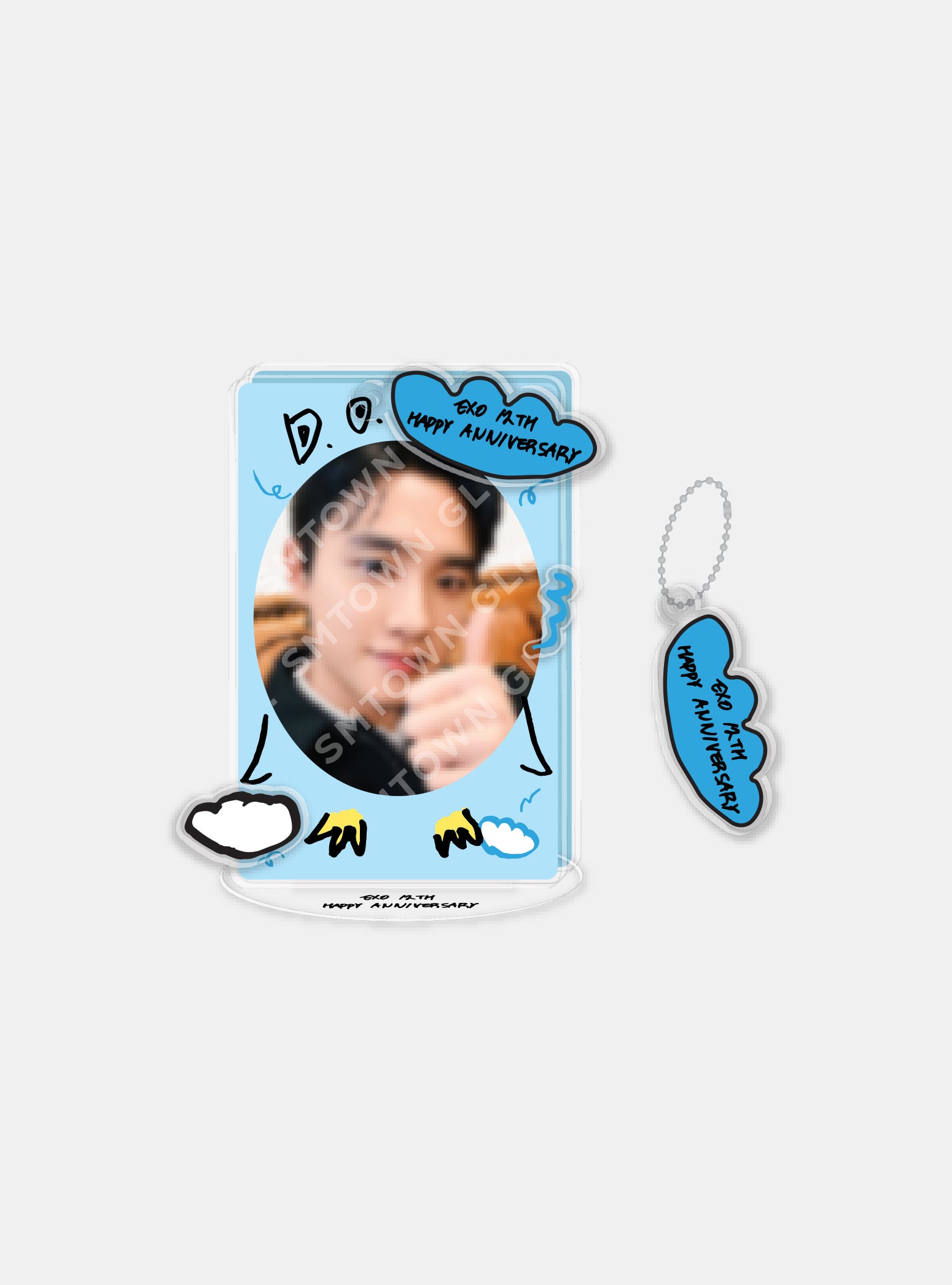 EXO 12th Anniversary Acrylic Stand Set - DIY K-Pop Fan Merch for Display & Collection | Perfect for Desktops, Shelves & Gift Giving