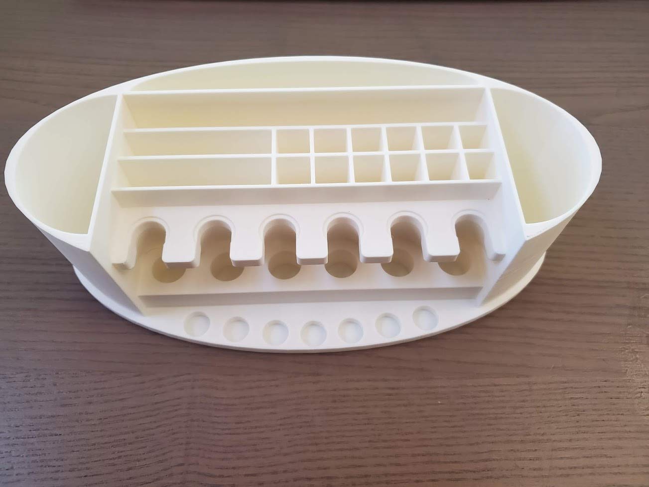 White Tool Organizer & Caddy for Cricut Tools & Blades - Perfect for Crafting, Scrapbooking & DIY Projects