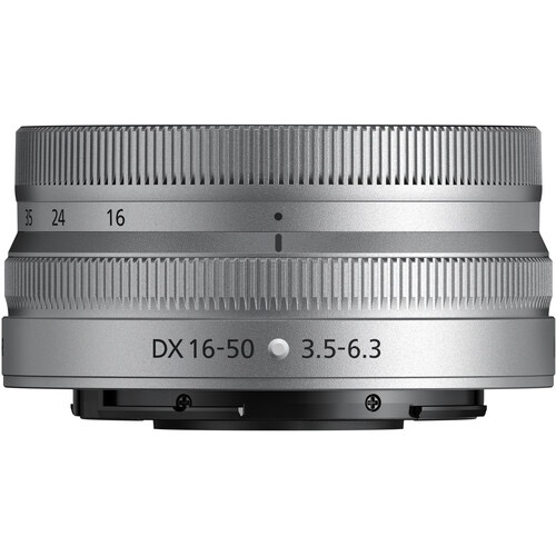 Nikon NIKKOR Z DX 16-50mm f/3.5-6.3 VR Lens (Silver) - Compact Zoom Lens for Mirrorless Cameras, Perfect for Travel Photography & Vlogging
