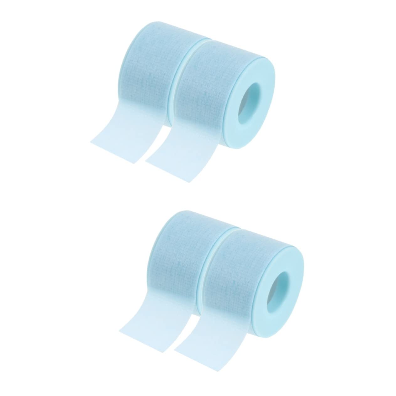 BESPORTBLE 4 Rolls Hypoallergenic Silicone Gel Eyelash Tape - Pink Eyelid Lifter Strips for Sensitive Skin | Eyelash Extension Supplies, False Lash Adhesive Tape | Perfect for Professional Salon Use & DIY Home Makeup Application