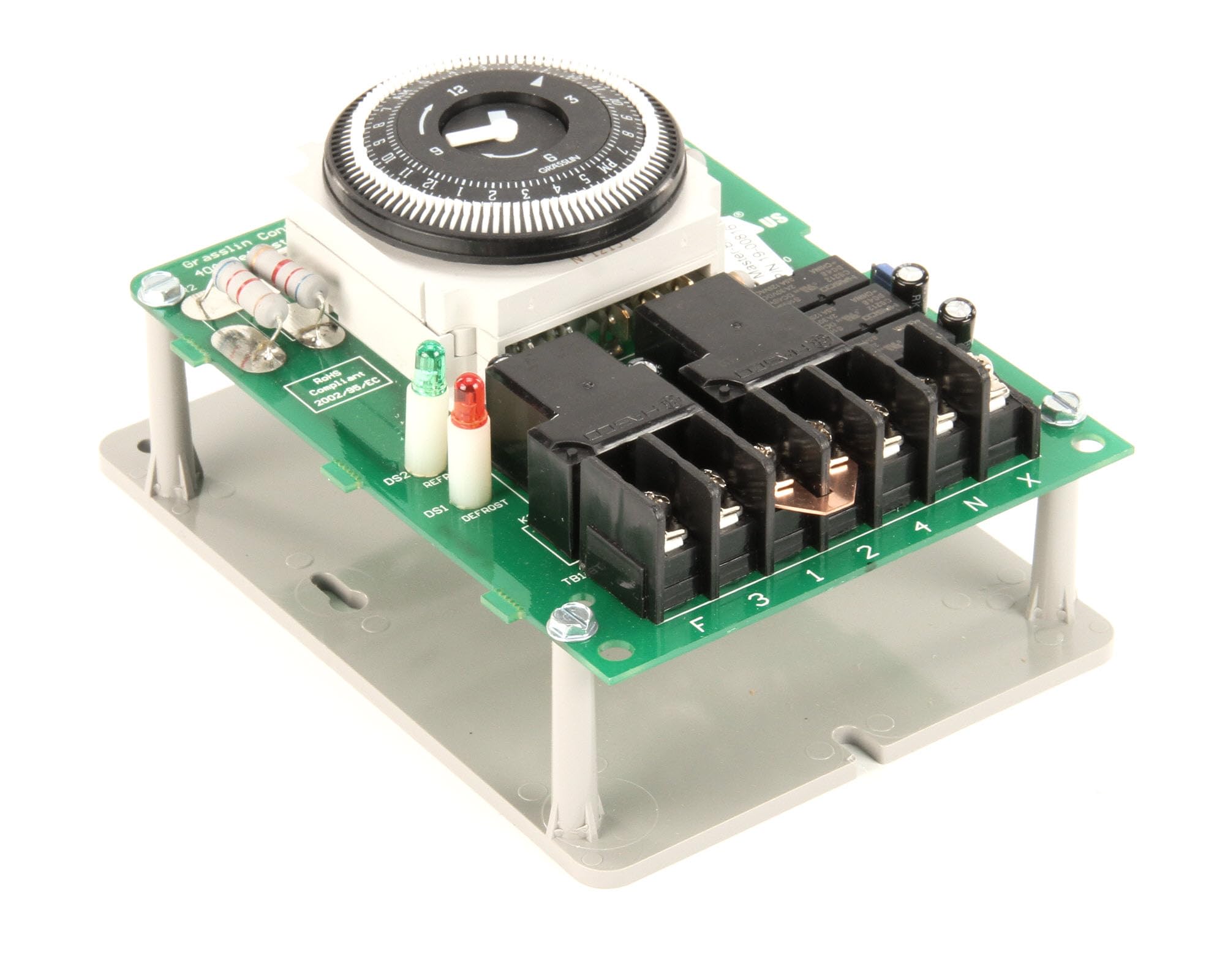 Master-Bilt 19-00816 Commercial Refrigeration Timer Unit with Bracket - Perfect for Walk-In Coolers, Freezers & Restaurant Equipment Maintenance